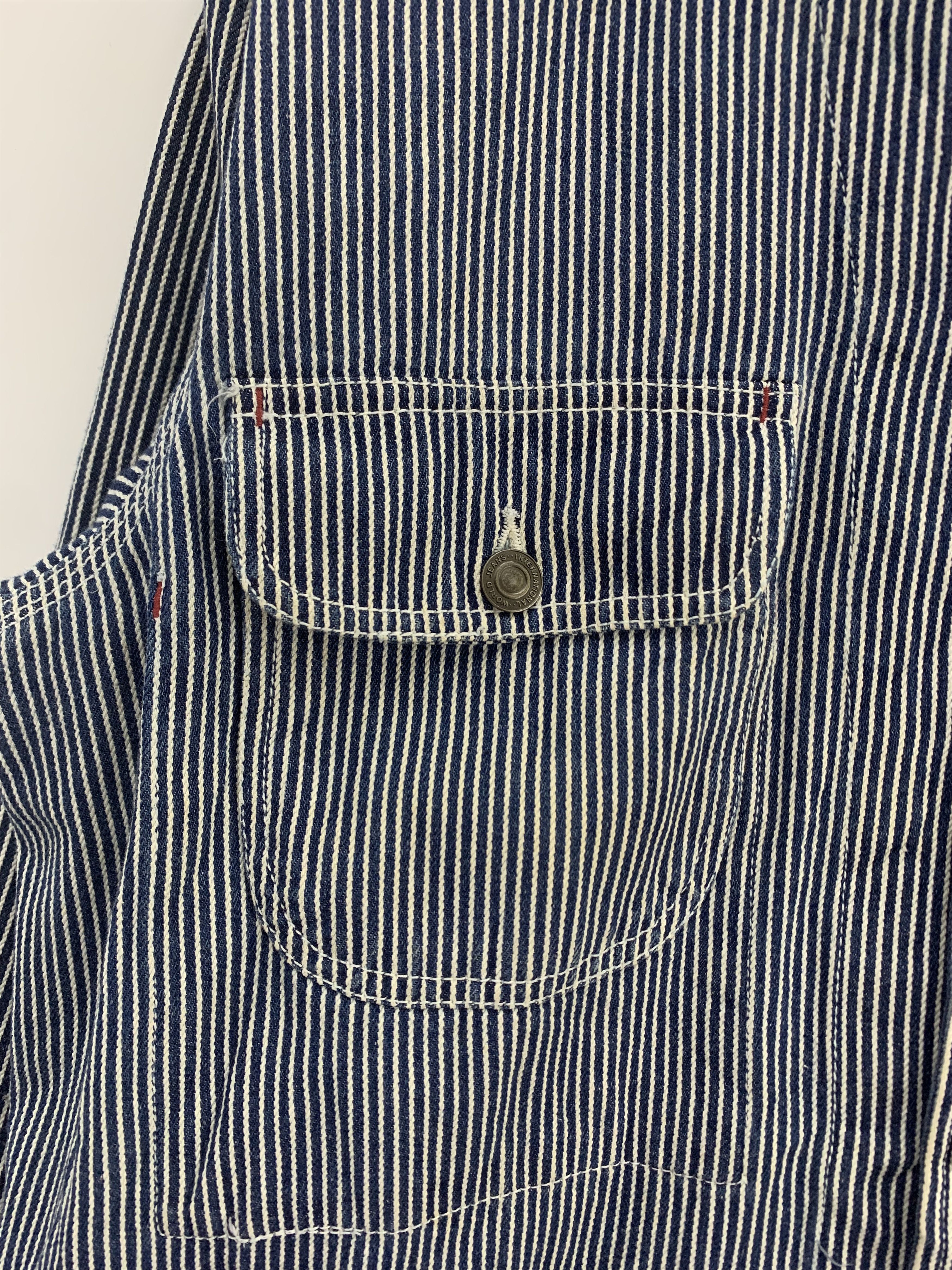 Japanese Brand × Uniqlo Uniqlo Stripe Pattern Jacket Oversized Size US M / EU 48-50 / 2 - 3 Thumbnail