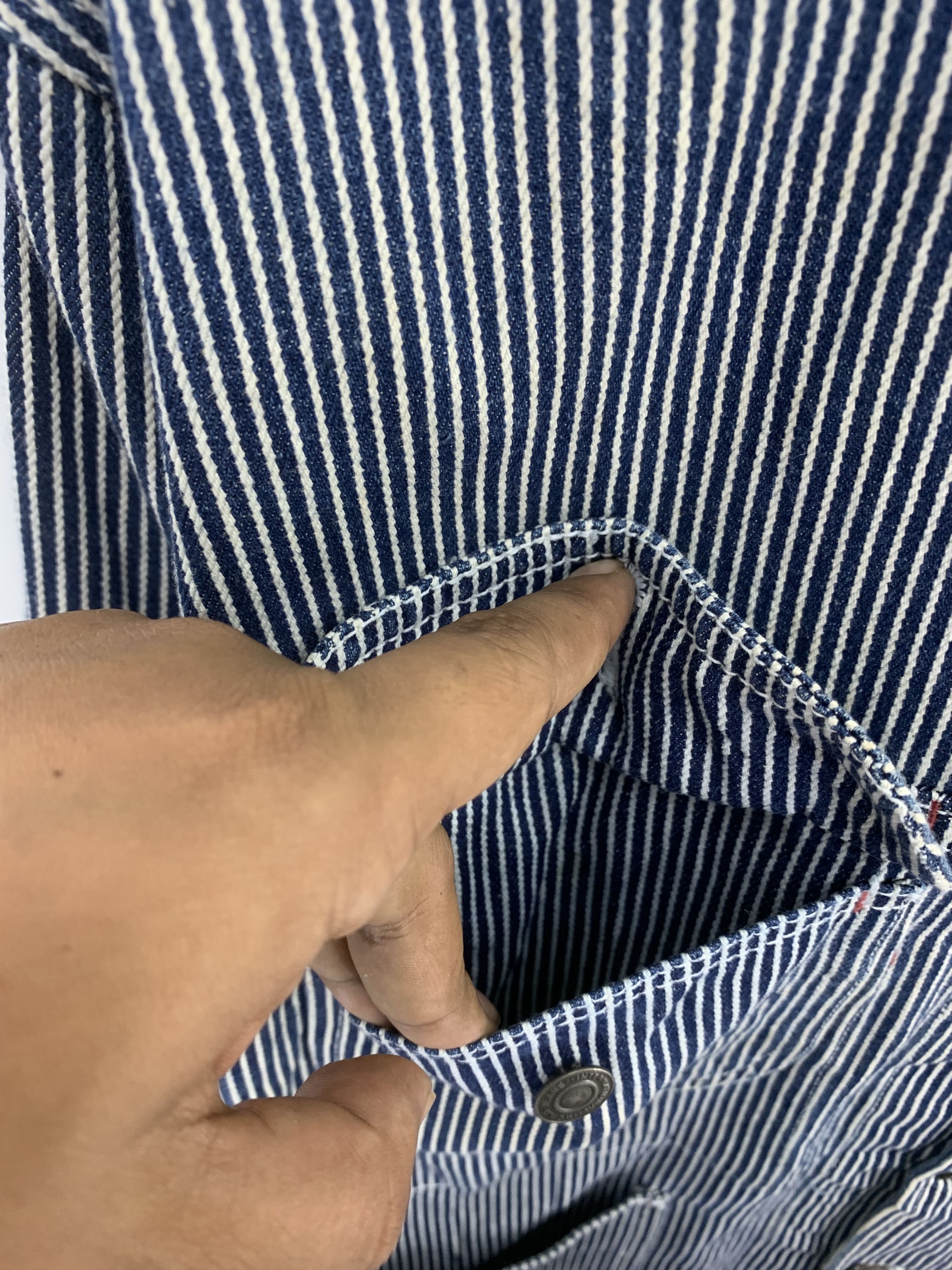 Japanese Brand × Uniqlo Uniqlo Stripe Pattern Jacket Oversized Size US M / EU 48-50 / 2 - 4 Thumbnail
