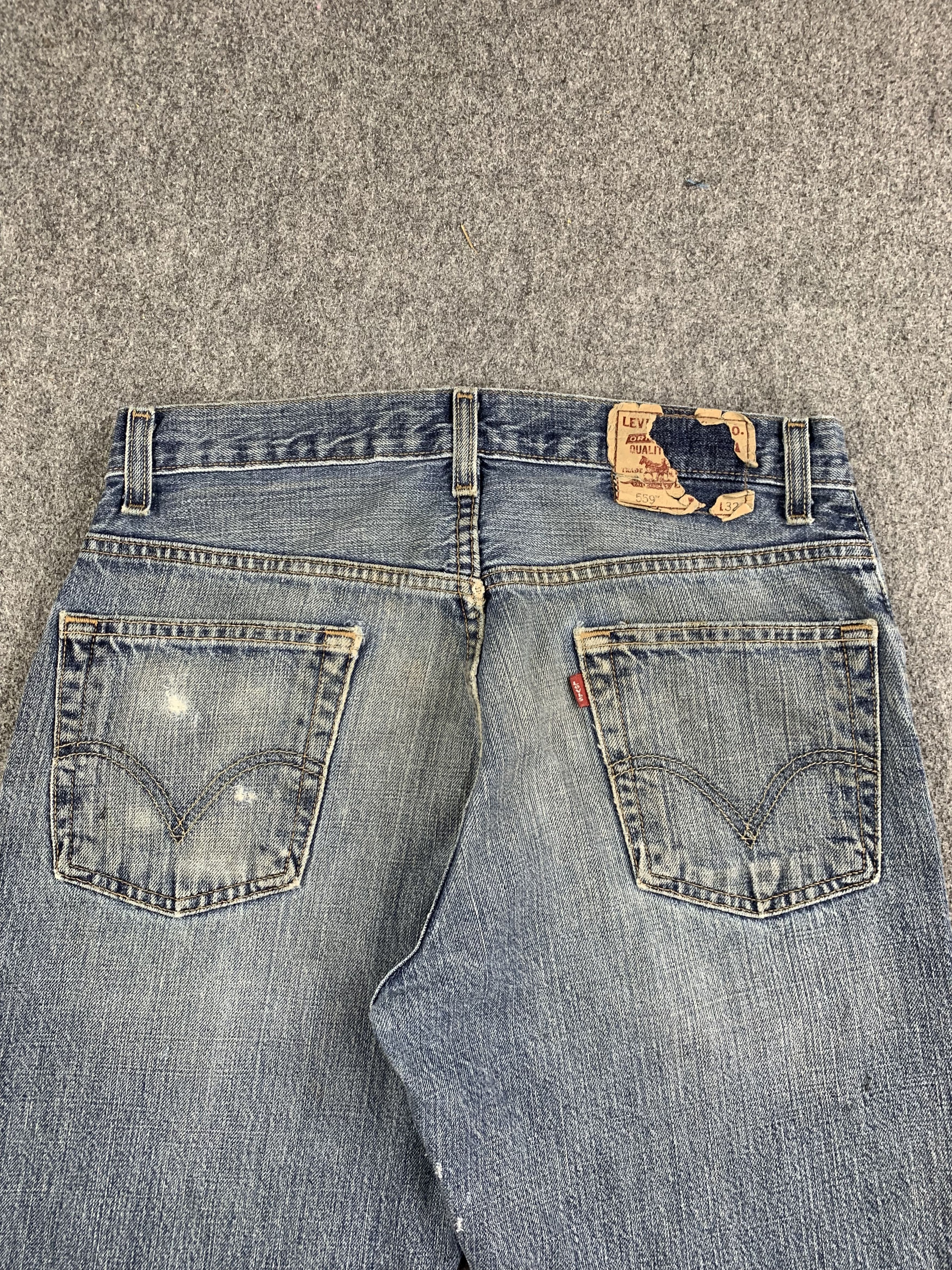Levi's Vintage Levis 559 Faded Blue Jeans Size US 30 / EU 46 - 4 Thumbnail