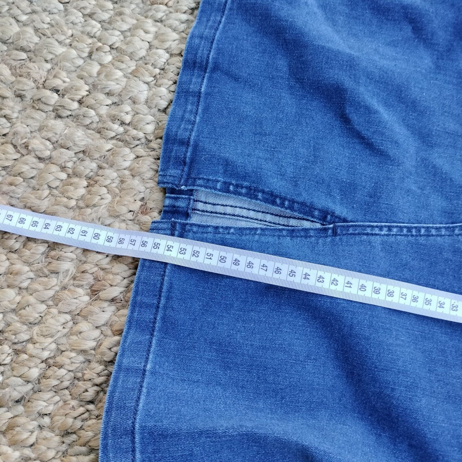 Designer Sussan Skirt Denim Midi Low Rise Jean Straight Pencil Y2K Size 28" / US 6 / IT 42 - 9 Thumbnail