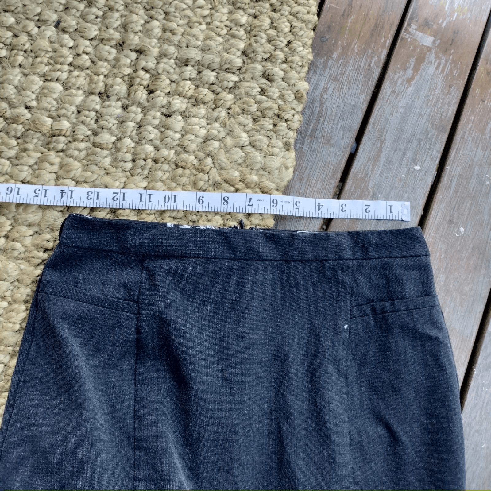 Designer Portmans Skirt Pencil High Waist Corporate Work Capsule Size 28" / US 6 / IT 42 - 8 Thumbnail