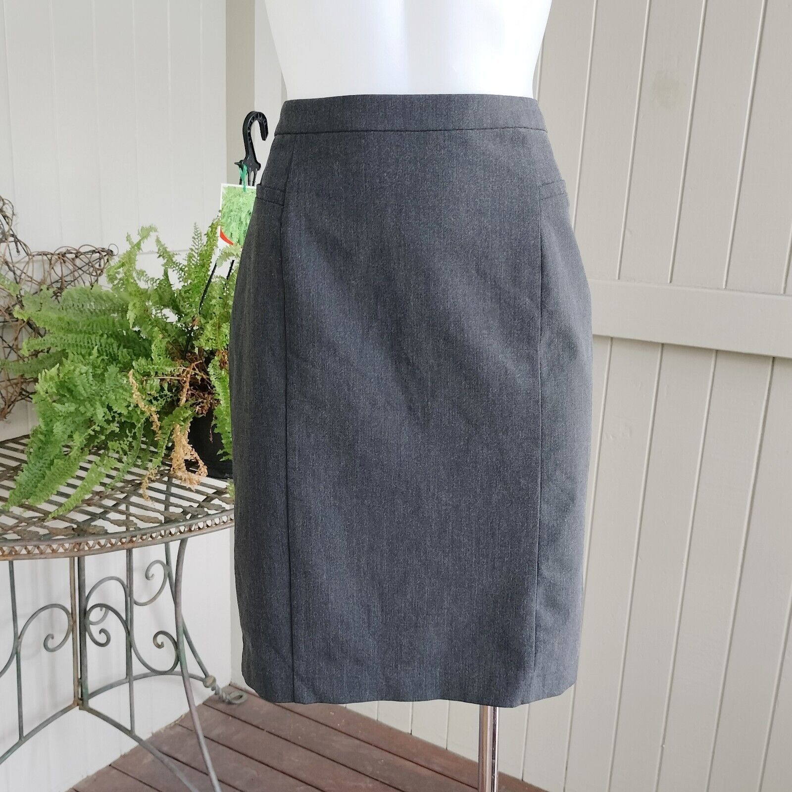Designer Portmans Skirt Pencil High Waist Corporate Work Capsule Size 28" / US 6 / IT 42 - 1 Thumbnail