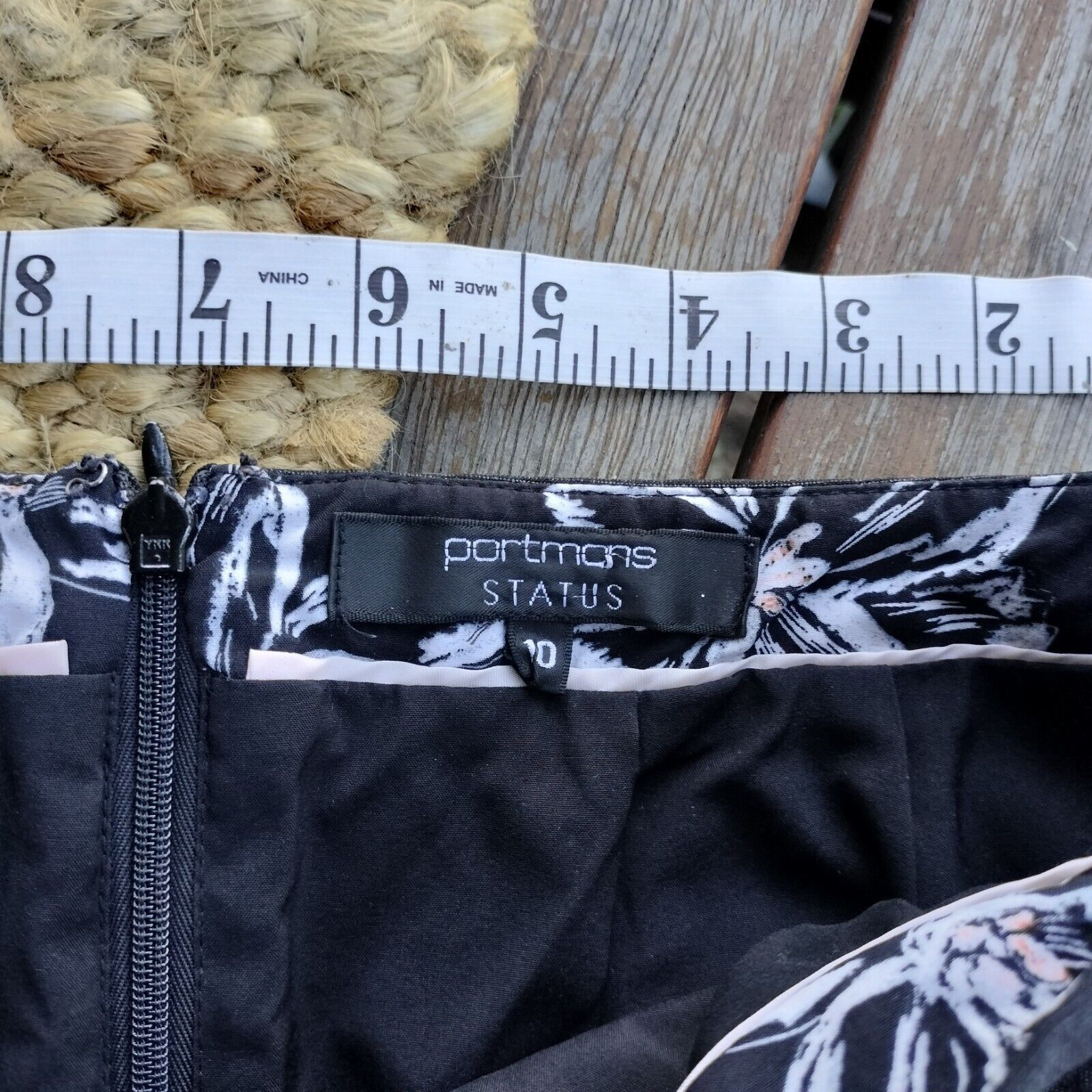 Designer Portmans Skirt Pencil High Waist Corporate Work Capsule Size 28" / US 6 / IT 42 - 6 Thumbnail