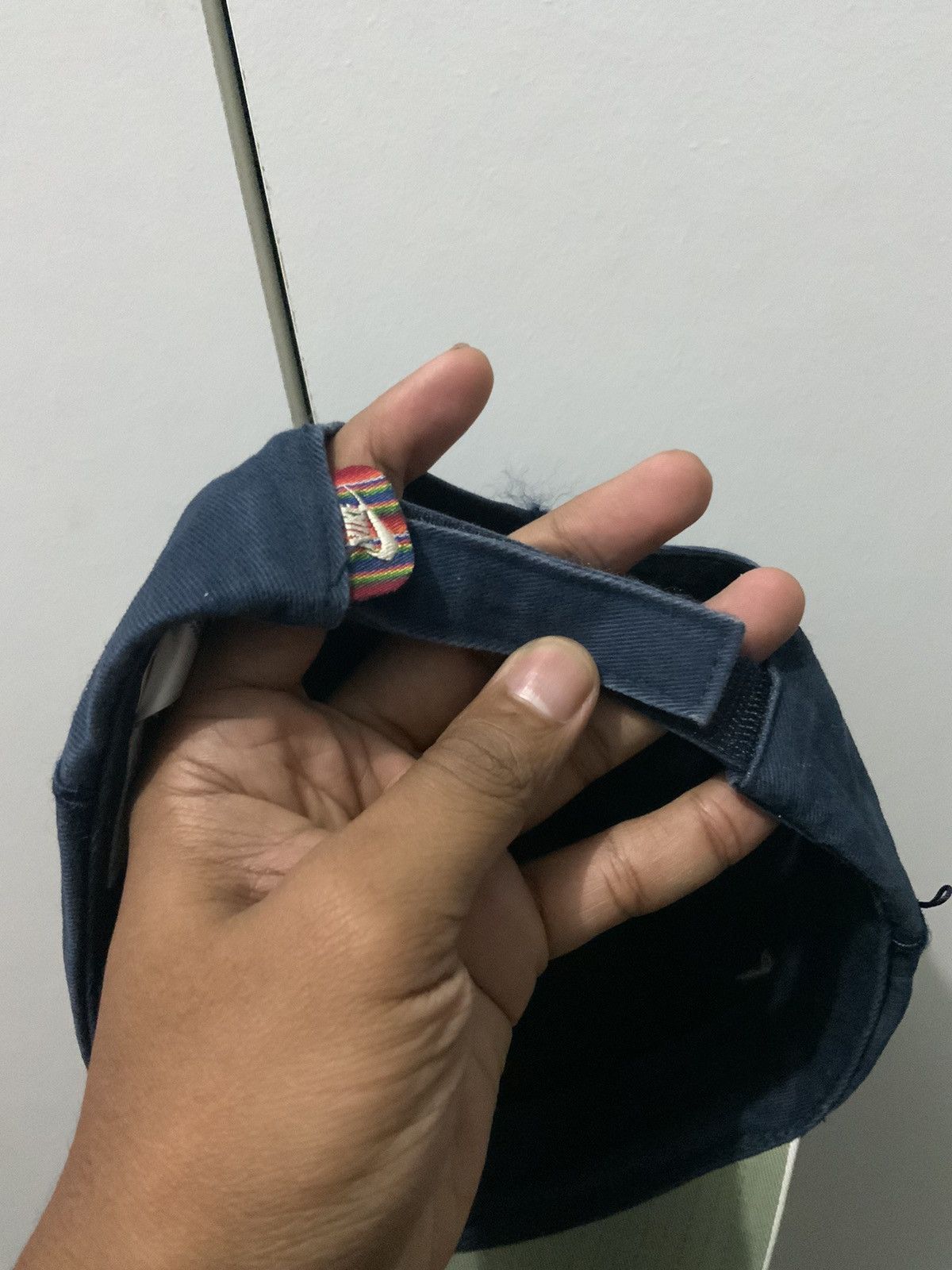 Nike Vintage Faded Disstressed Nike Strapback 90s Hat/Cap Size ONE SIZE - 11 Thumbnail
