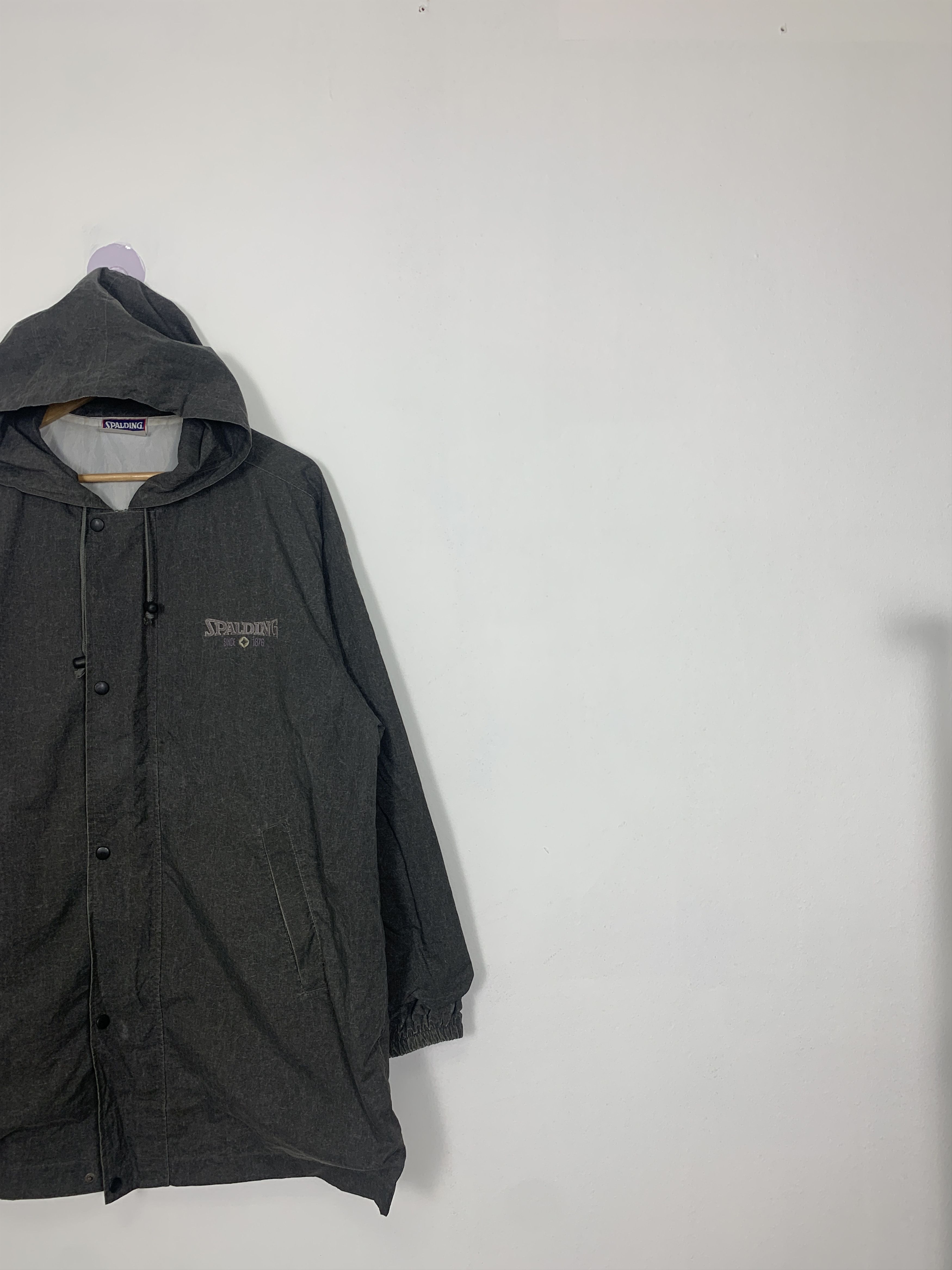 Spalding Vintage SPALDING Windbreaker with Hoodie J0735 Size US M / EU 48-50 / 2 - 3 Thumbnail