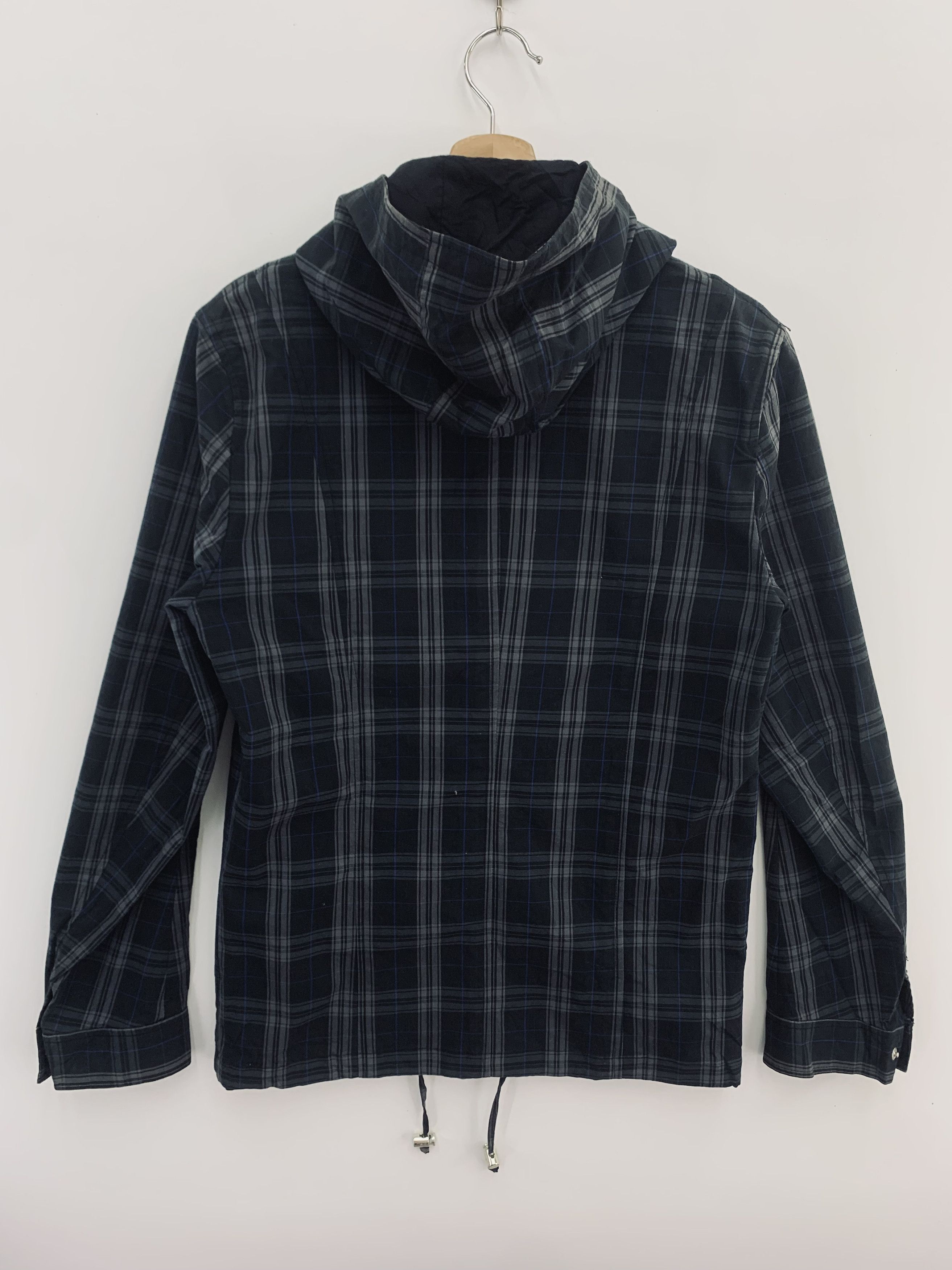 Japanese Brand Semantic Design Jacket Hooded Tartan Pattern Size US M / EU 48-50 / 2 - 4 Thumbnail