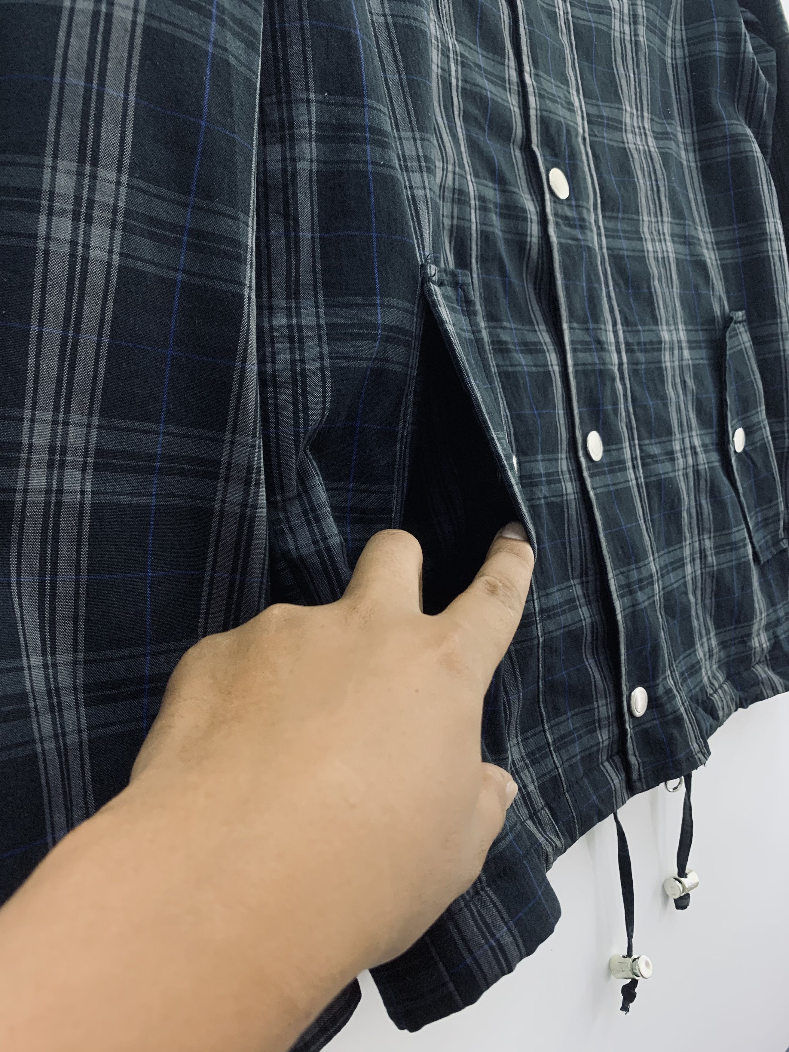 Japanese Brand Semantic Design Jacket Hooded Tartan Pattern Size US M / EU 48-50 / 2 - 7 Thumbnail