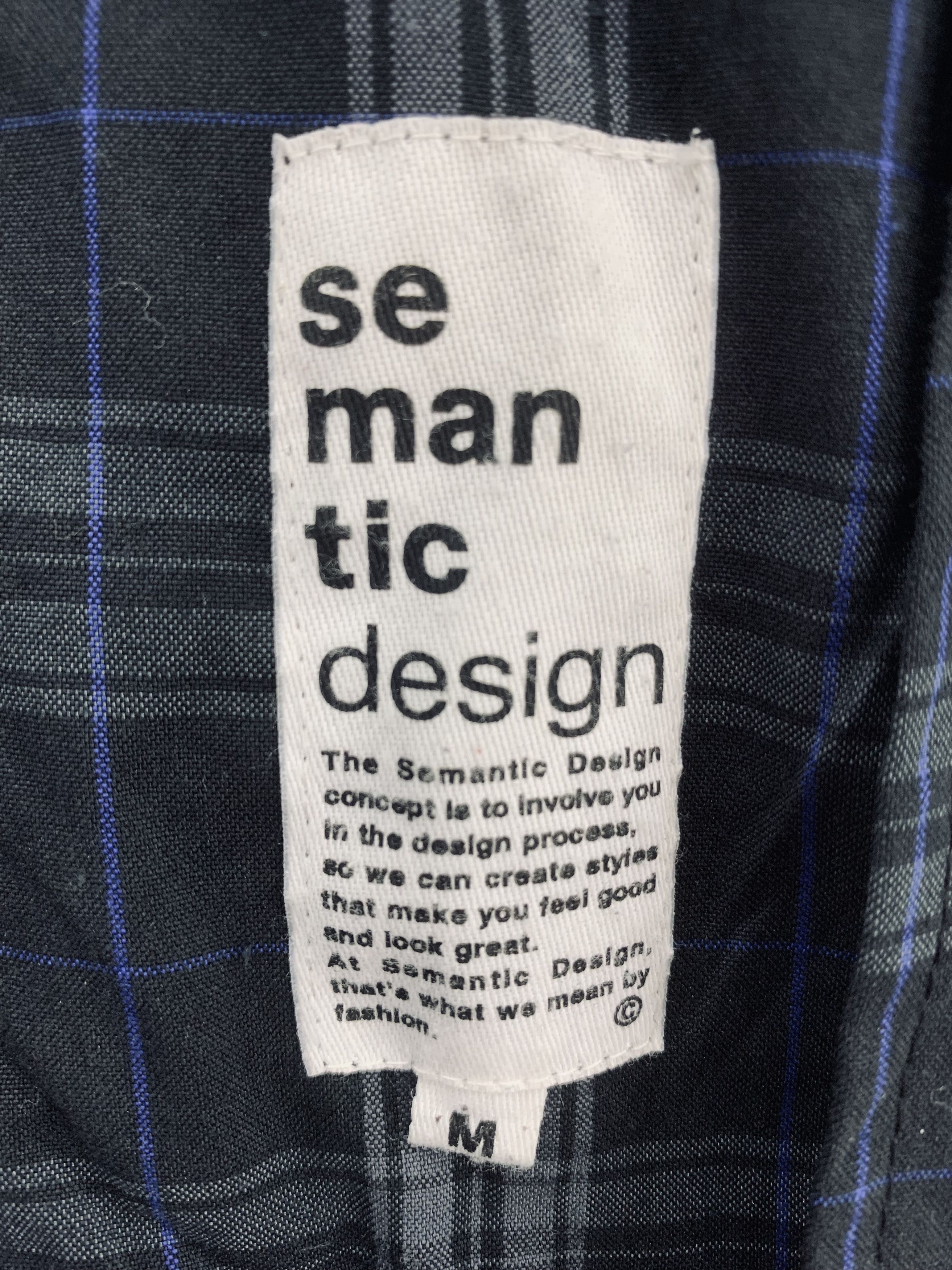 Japanese Brand Semantic Design Jacket Hooded Tartan Pattern Size US M / EU 48-50 / 2 - 9 Thumbnail