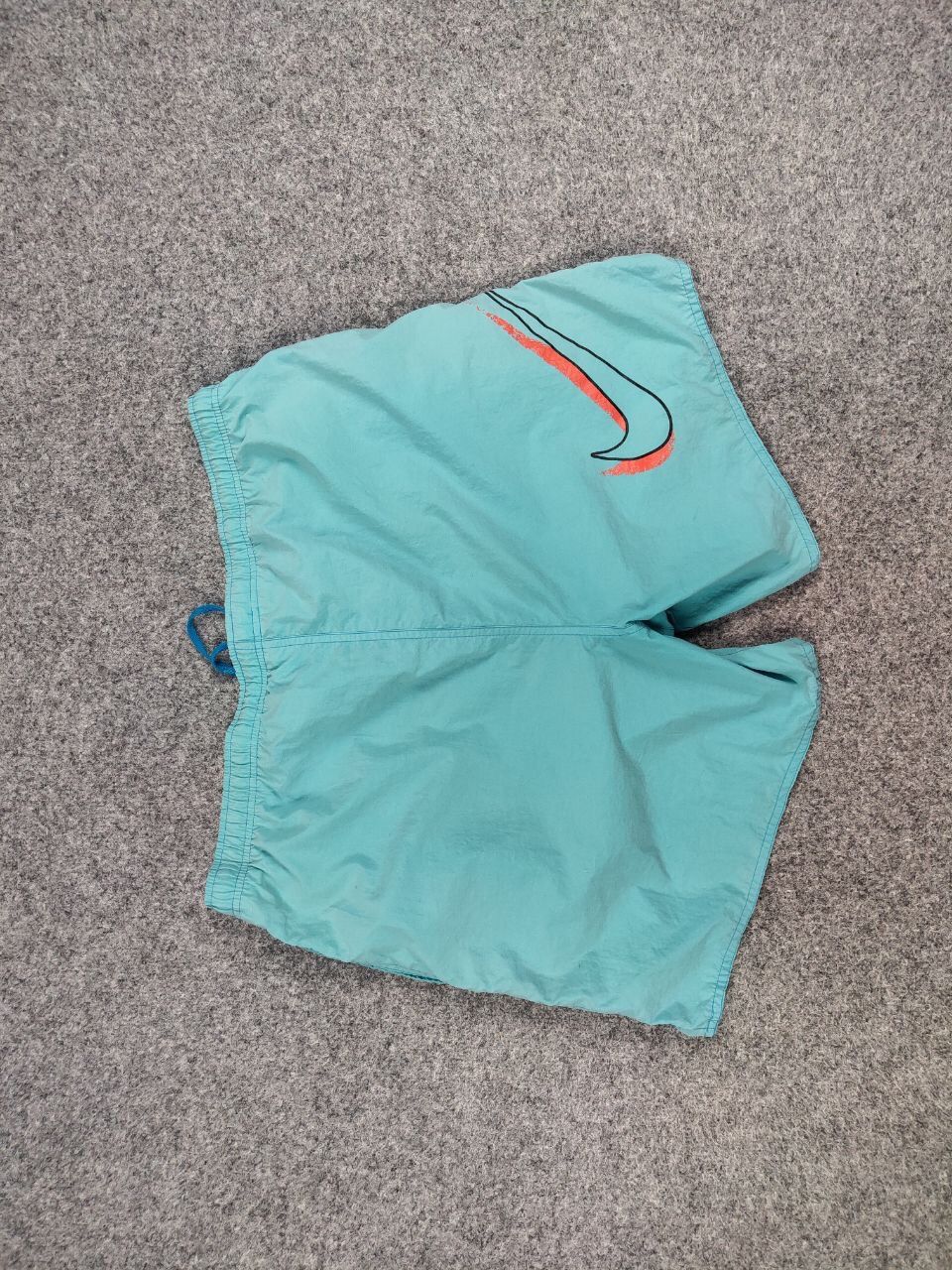 Nike Vintage 90's Nike Big Logo Swoosh Nylon Shorts Casual Size US 34 / EU 50 - 9 Thumbnail