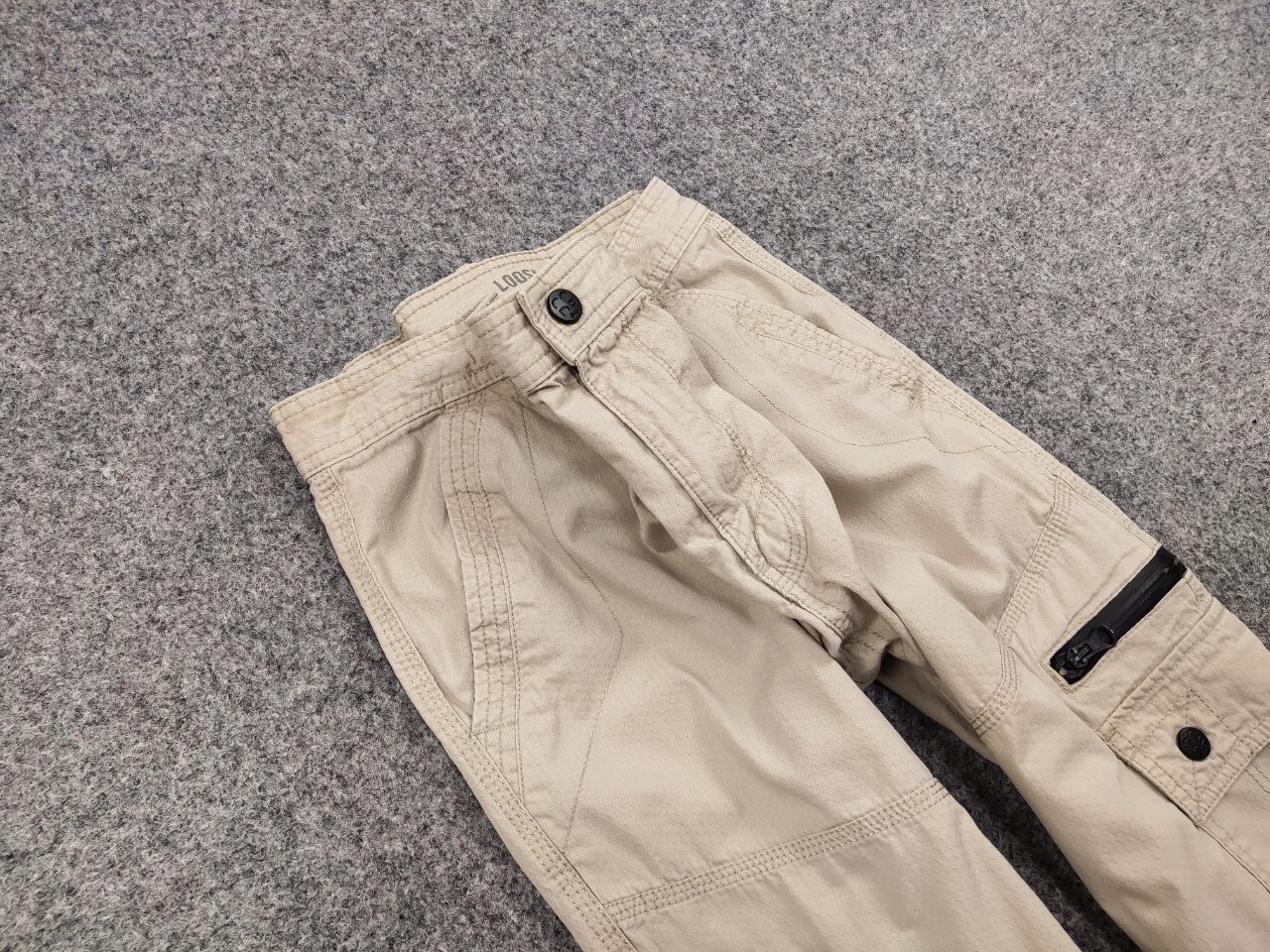 Japanese Brand Vintage 90's Cargo Pants Travis Scott Japan Pocket Beige Size US 34 / EU 50 - 11 Thumbnail