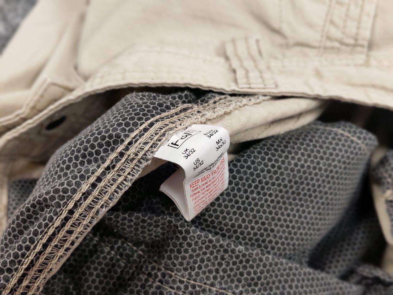 Japanese Brand Vintage 90's Cargo Pants Travis Scott Japan Pocket Beige Size US 34 / EU 50 - 19 Thumbnail