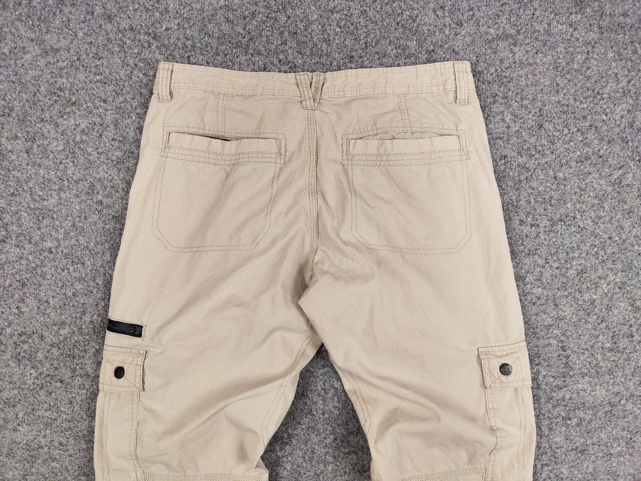 Japanese Brand Vintage 90's Cargo Pants Travis Scott Japan Pocket Beige Size US 34 / EU 50 - 15 Thumbnail