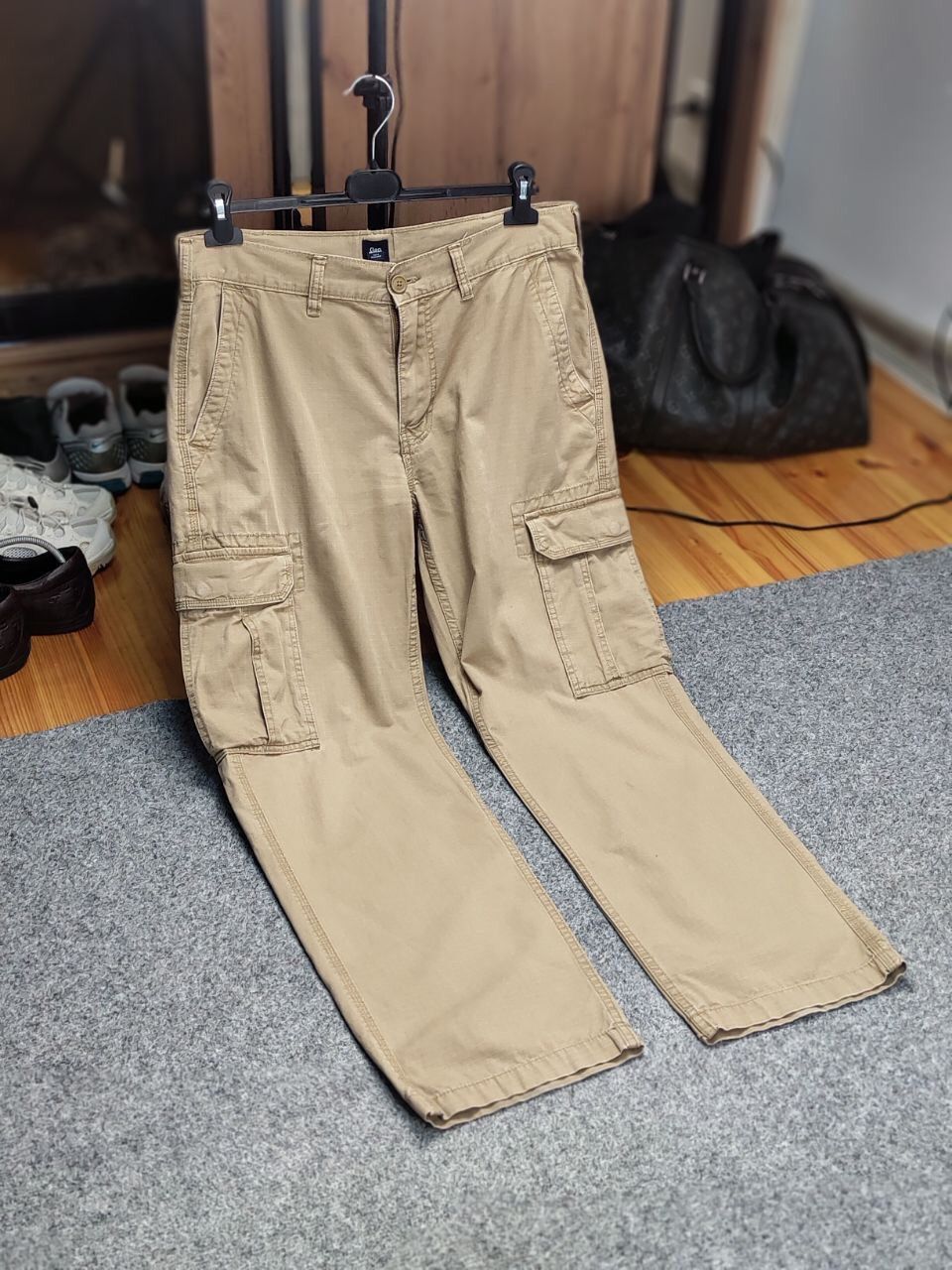 Gap Vintage 90's Gap Cargo Beige Pants Travis Scott Japan Size US 34 / EU 50 - 19 Thumbnail