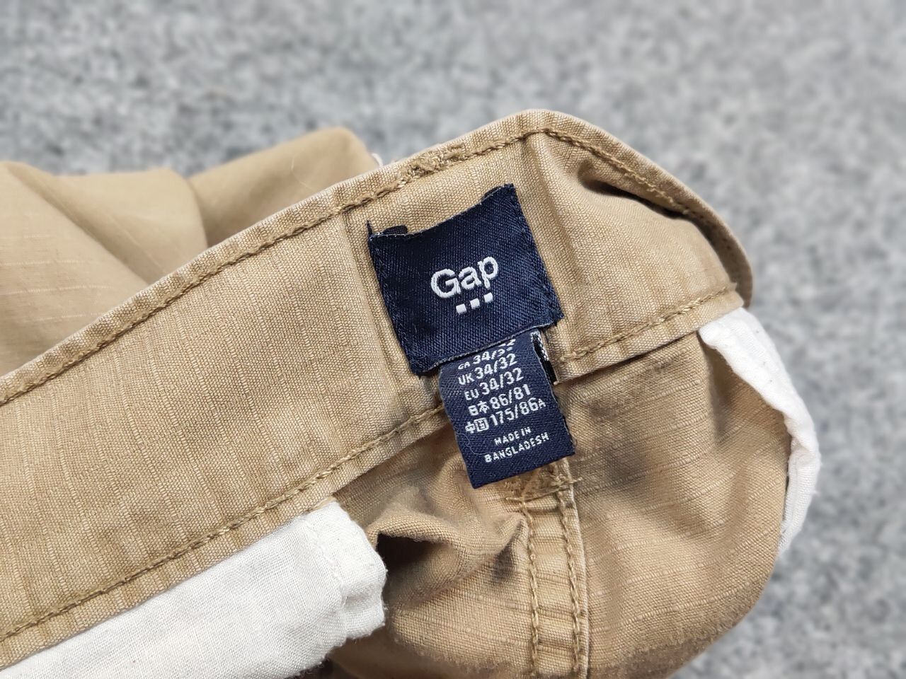 Gap Vintage 90's Gap Cargo Beige Pants Travis Scott Japan Size US 34 / EU 50 - 17 Thumbnail