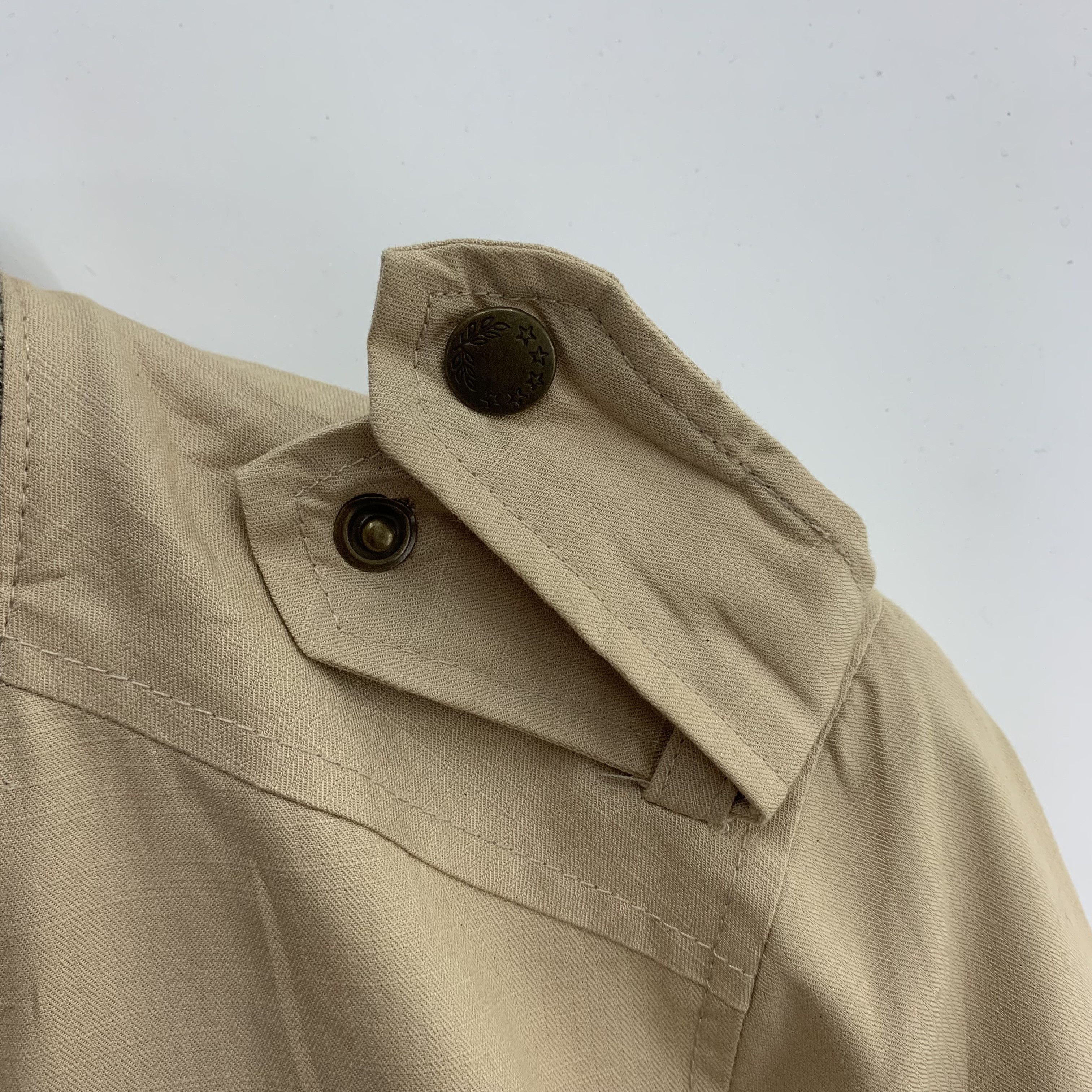 Japanese Brand Klein Plus Homme Jacket Khaki Colour Multipocket Size S / US 4 / IT 40 - 5 Thumbnail