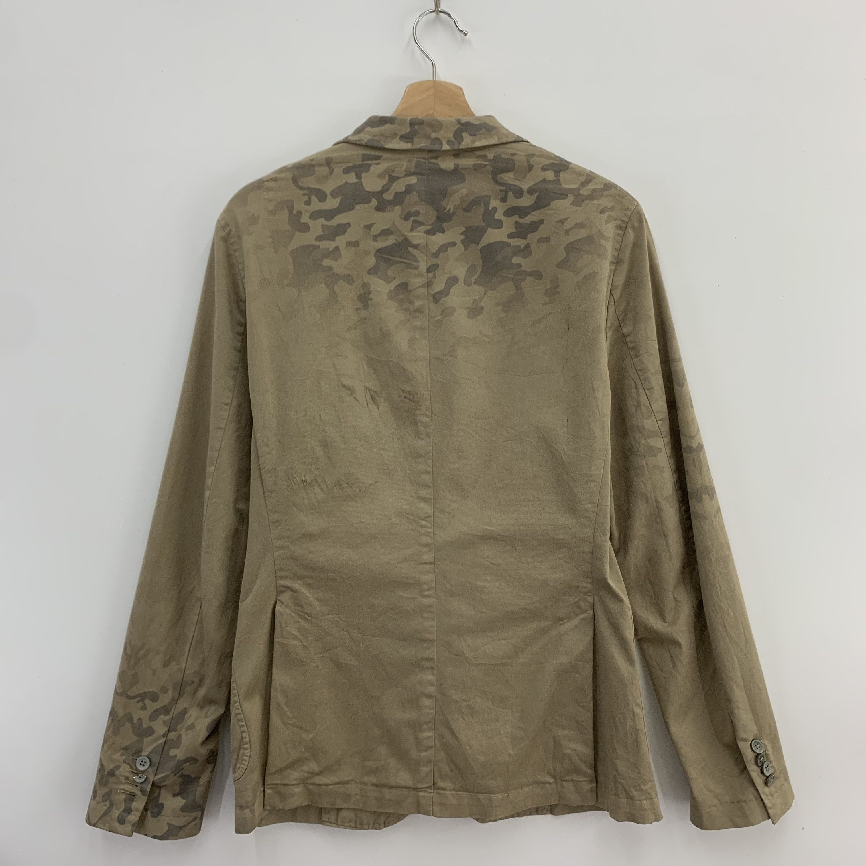 Designer × Vintage Manuel Ritz Blazer Half Camo Pattern, Two Tone Camo Blazer Size US M / EU 48-50 / 2 - 8 Thumbnail