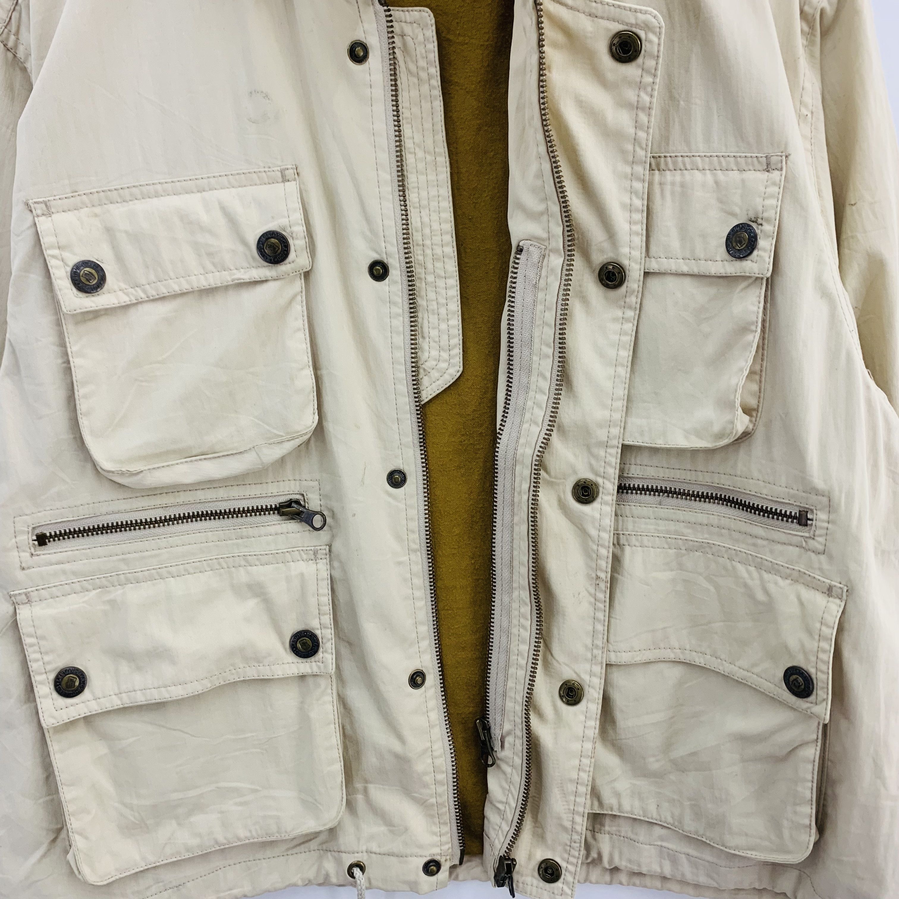 Japanese Brand BIN'S Jacket, Multi Pocket Jacket, Tactical Jacket Hooded Size US M / EU 48-50 / 2 - 5 Thumbnail