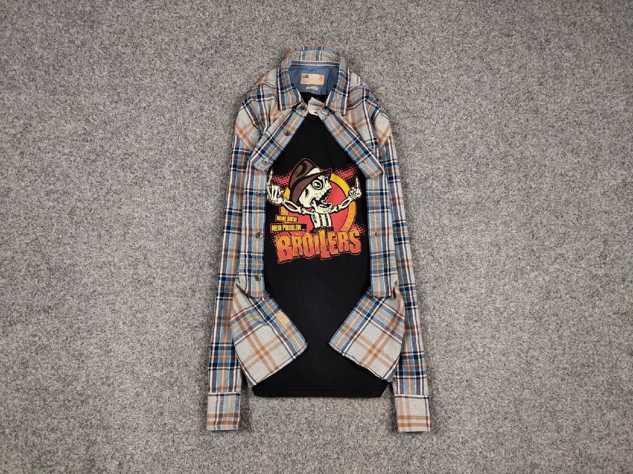 Flannel Vintage Flannel Shirt Travis Scott Style Hype Size US L / EU 52-54 / 3 - 1 Thumbnail