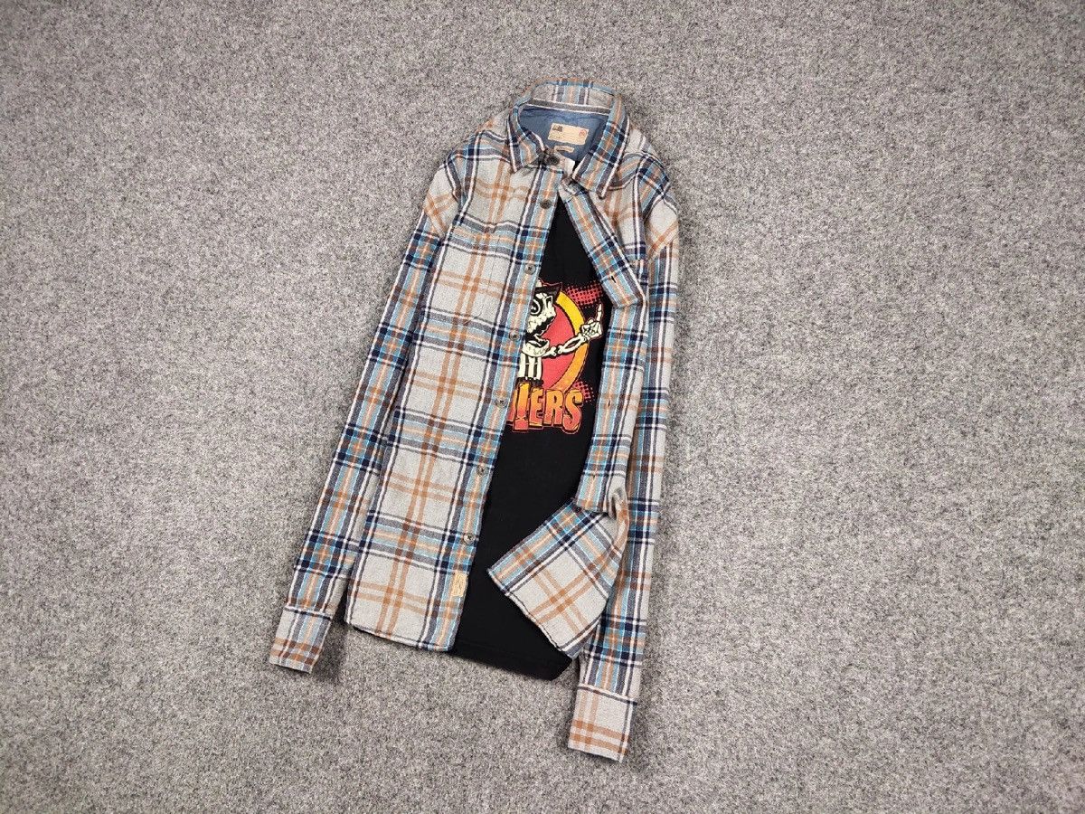 Flannel Vintage Flannel Shirt Travis Scott Style Hype Size US L / EU 52-54 / 3 - 7 Thumbnail