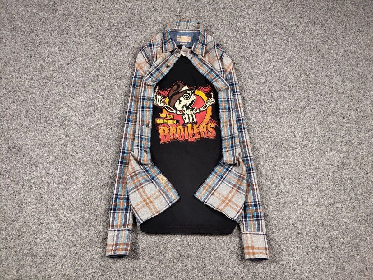 Flannel Vintage Flannel Shirt Travis Scott Style Hype Size US L / EU 52-54 / 3 - 2 Thumbnail