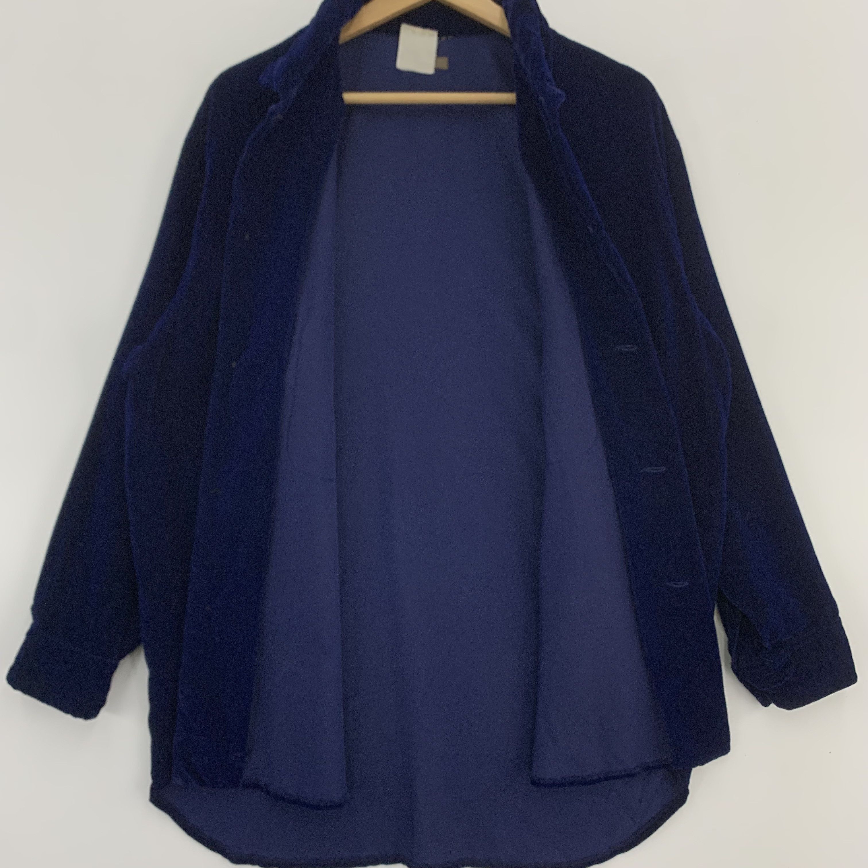 Japanese Brand × Y's × Yohji Yamamoto Yohji Yamamoto Y's Long Sleeve Velvet Shirts Size XL / US 12-14 / IT 48-50 - 4 Thumbnail