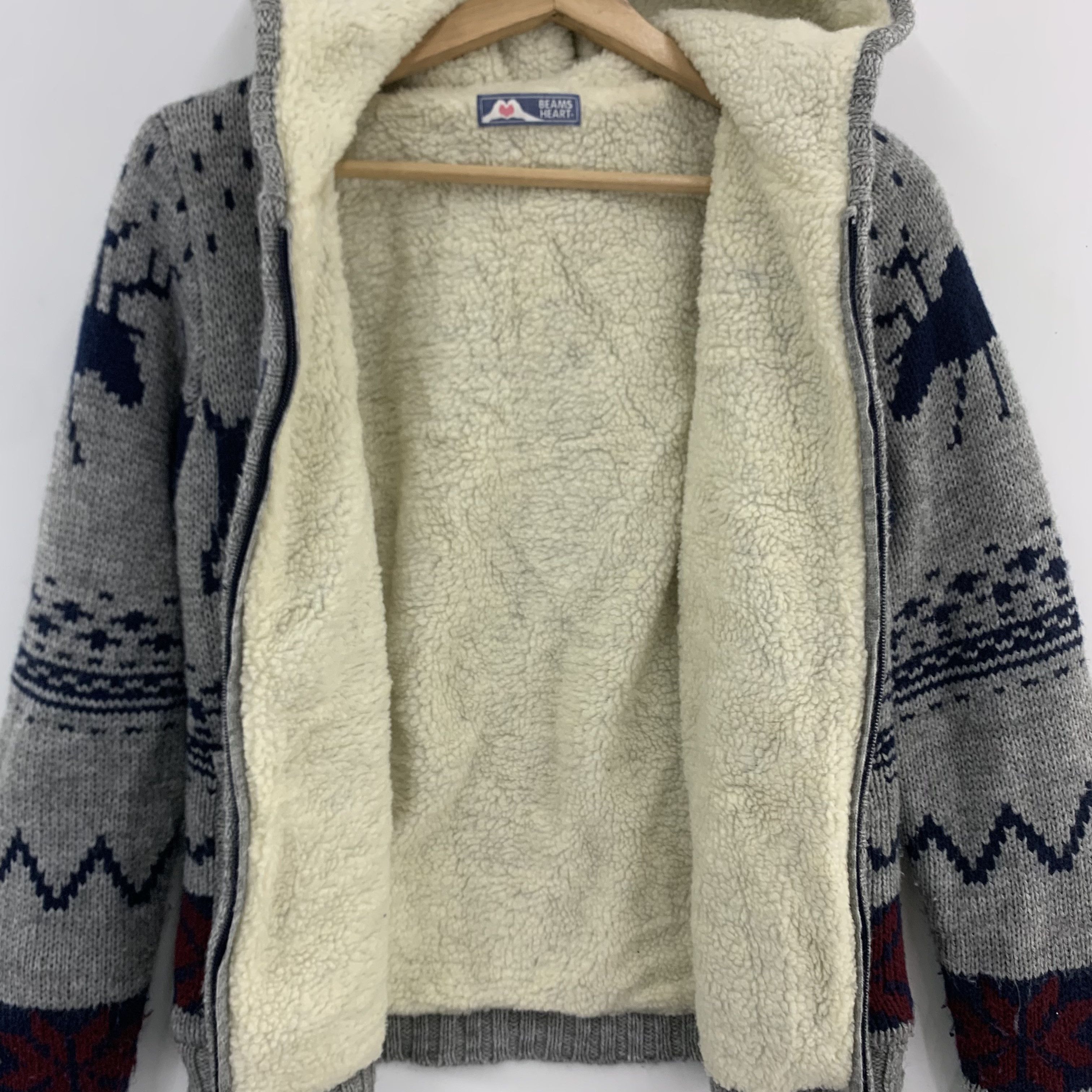 Japanese Brand Beams Heart Thick Jacket Hooded size XS Size XS / US 0-2 / IT 36-38 - 7 Thumbnail