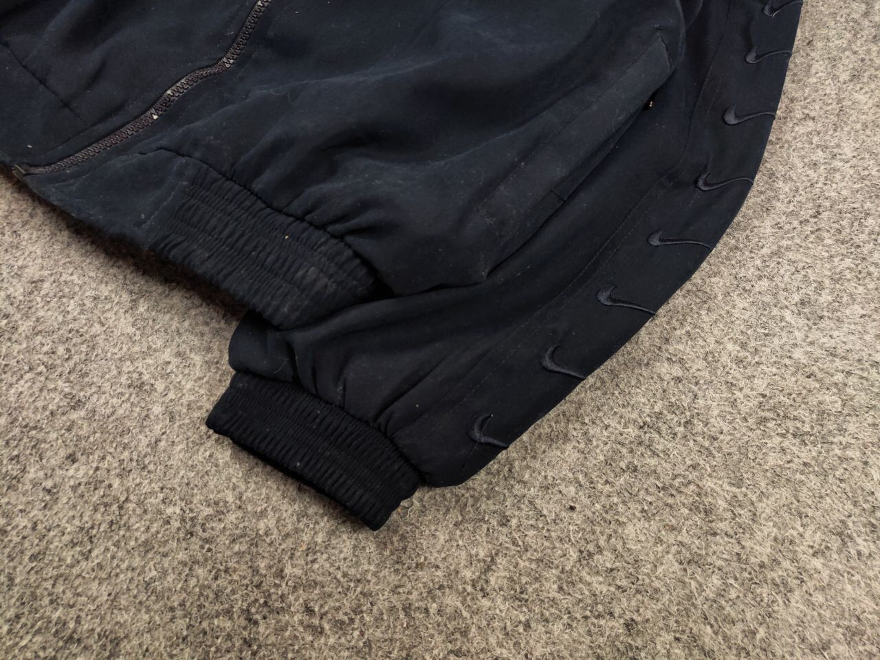 Nike Vintage 90's Nike Premier Dark Blue Logo Light Trek Jacket Size US L / EU 52-54 / 3 - 6 Thumbnail