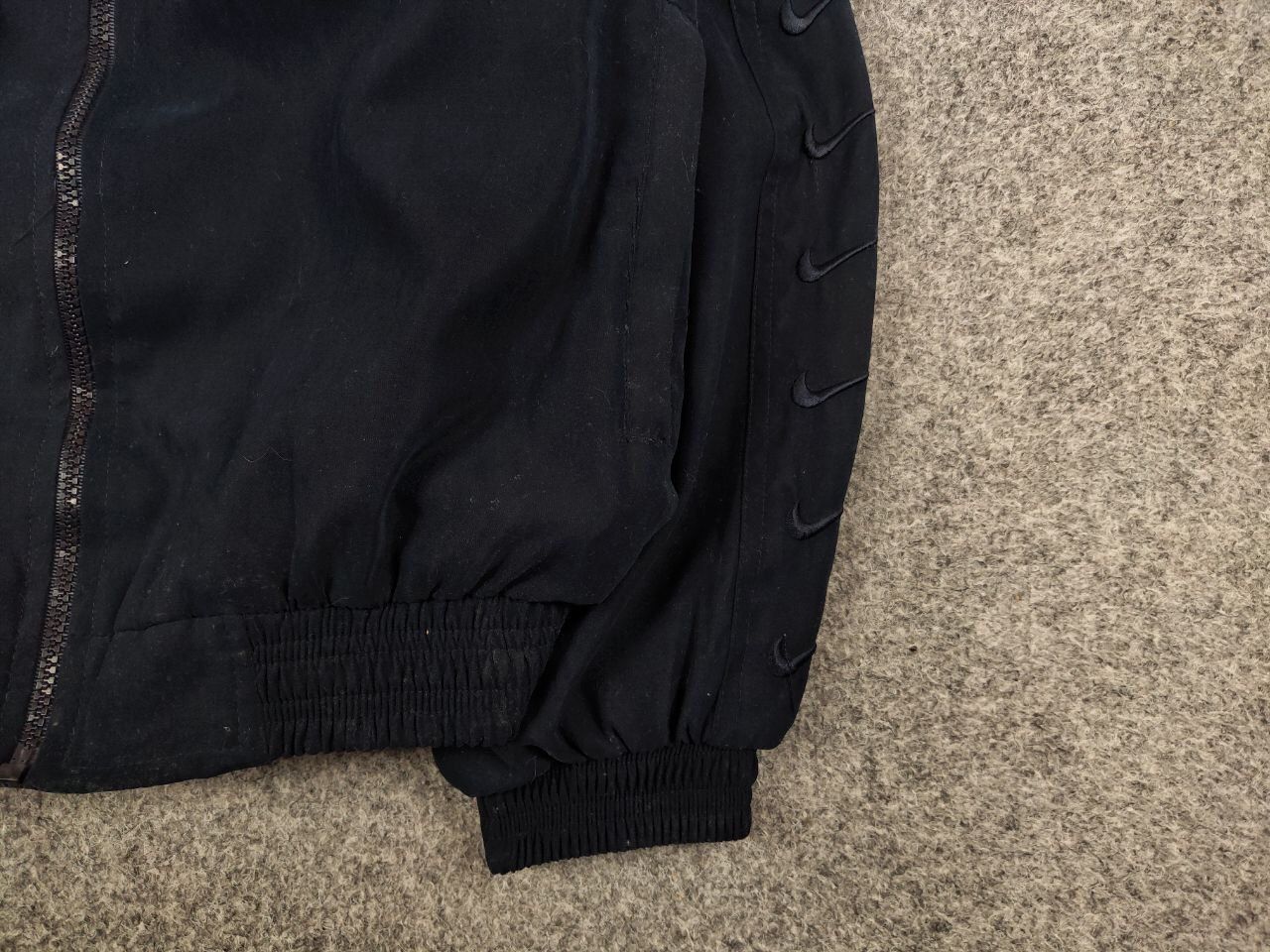 Nike Vintage 90's Nike Premier Dark Blue Logo Light Trek Jacket Size US L / EU 52-54 / 3 - 10 Thumbnail