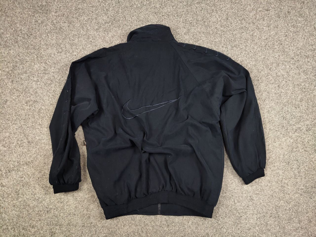 Nike Vintage 90's Nike Premier Dark Blue Logo Light Trek Jacket Size US L / EU 52-54 / 3 - 15 Thumbnail