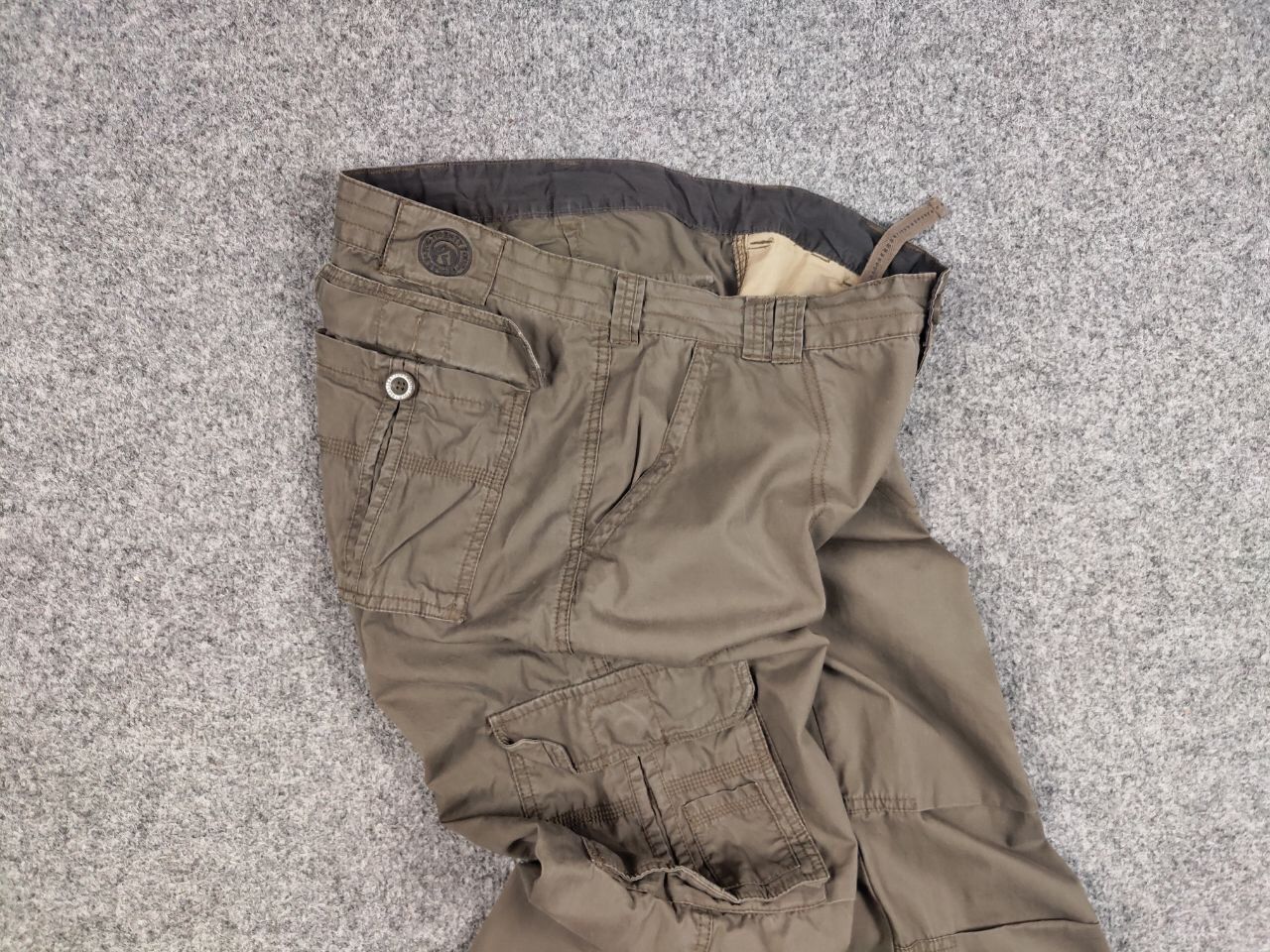 Japanese Brand Vintage Cargo Pants Travis Scott Japan Zip Pocket Olive Size US 36 / EU 52 - 18 Thumbnail