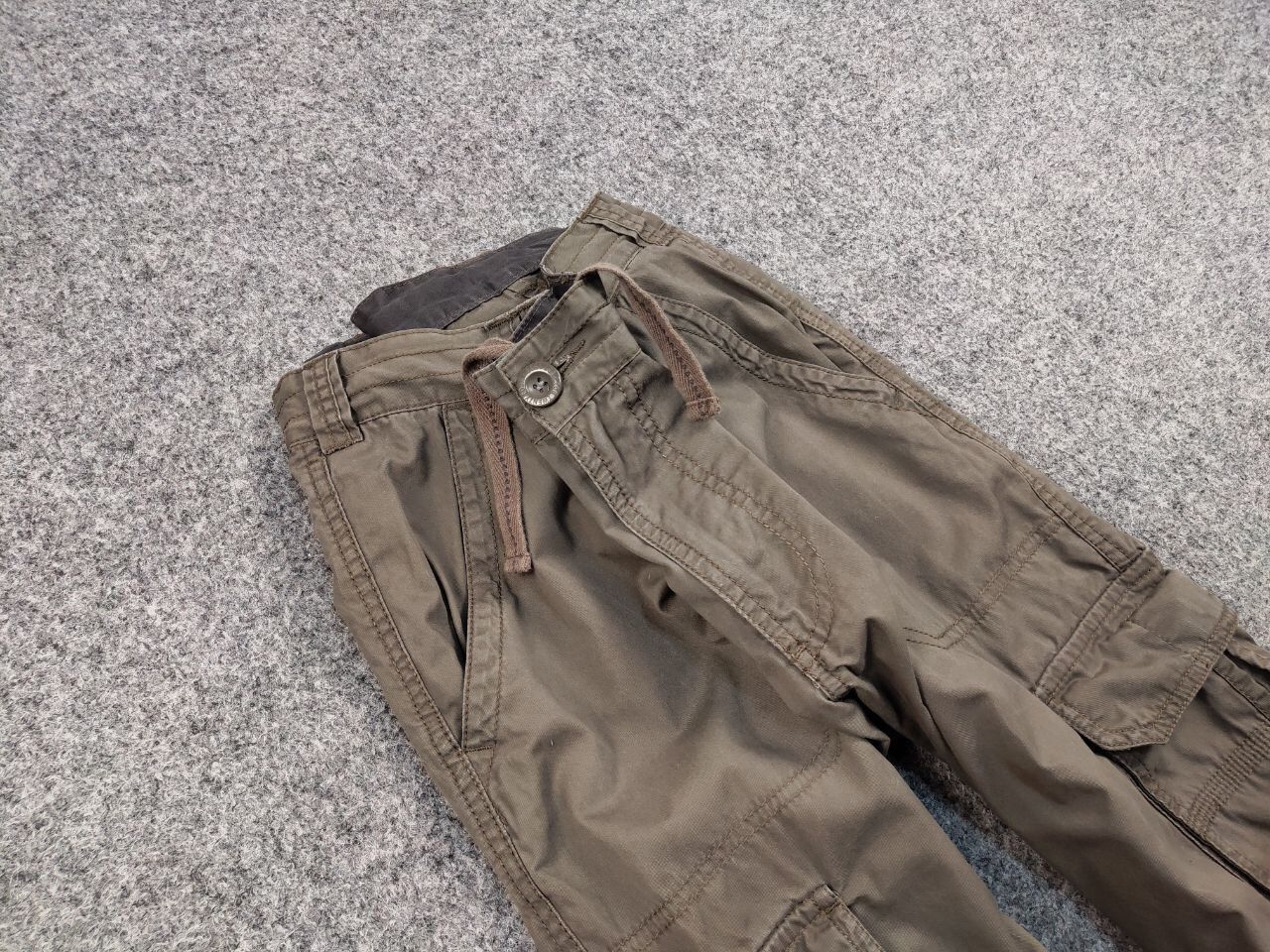 Japanese Brand Vintage Cargo Pants Travis Scott Japan Zip Pocket Olive Size US 36 / EU 52 - 12 Thumbnail