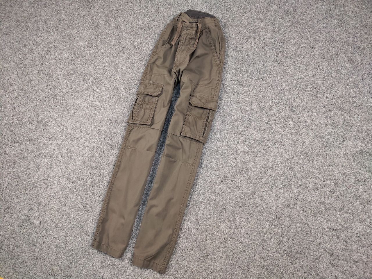 Japanese Brand Vintage Cargo Pants Travis Scott Japan Zip Pocket Olive Size US 36 / EU 52 - 3 Thumbnail