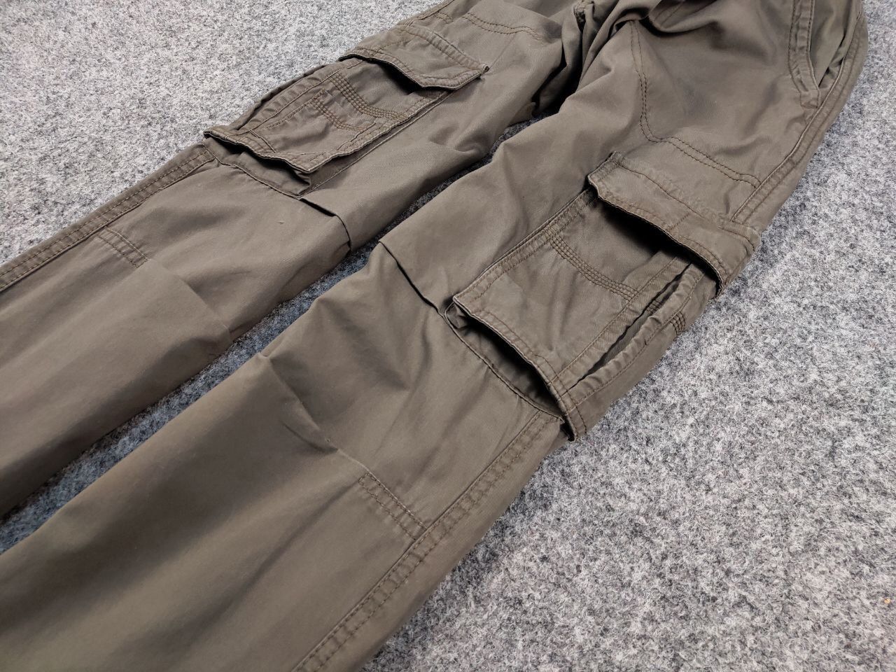 Japanese Brand Vintage Cargo Pants Travis Scott Japan Zip Pocket Olive Size US 36 / EU 52 - 6 Thumbnail