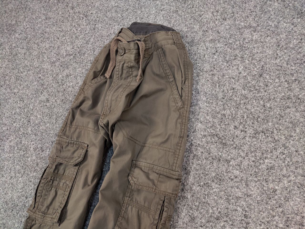 Japanese Brand Vintage Cargo Pants Travis Scott Japan Zip Pocket Olive Size US 36 / EU 52 - 4 Thumbnail