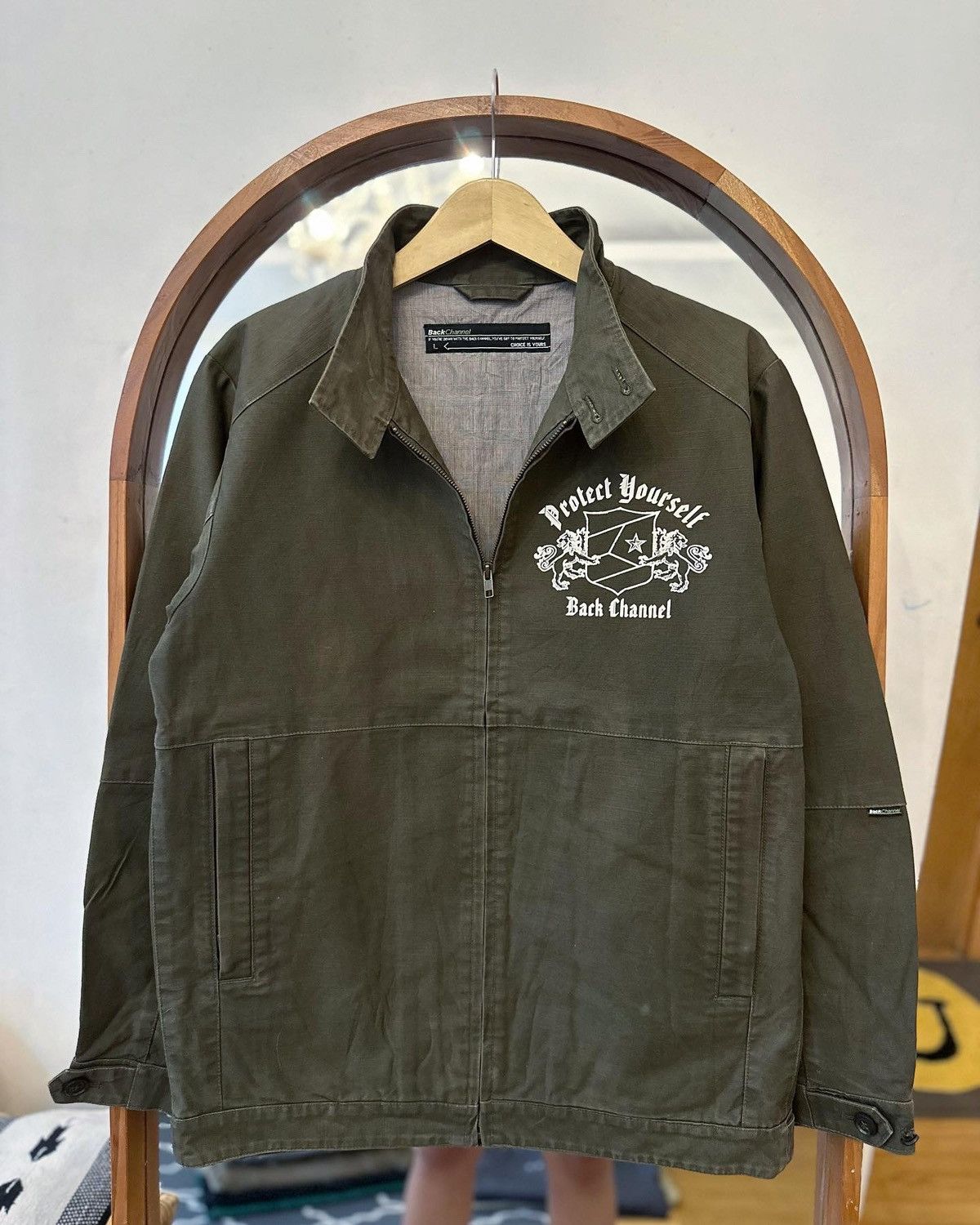 Japanese Brand Back Channel Protect Yourself Work Jacket Size US L / EU 52-54 / 3 - 1 Thumbnail