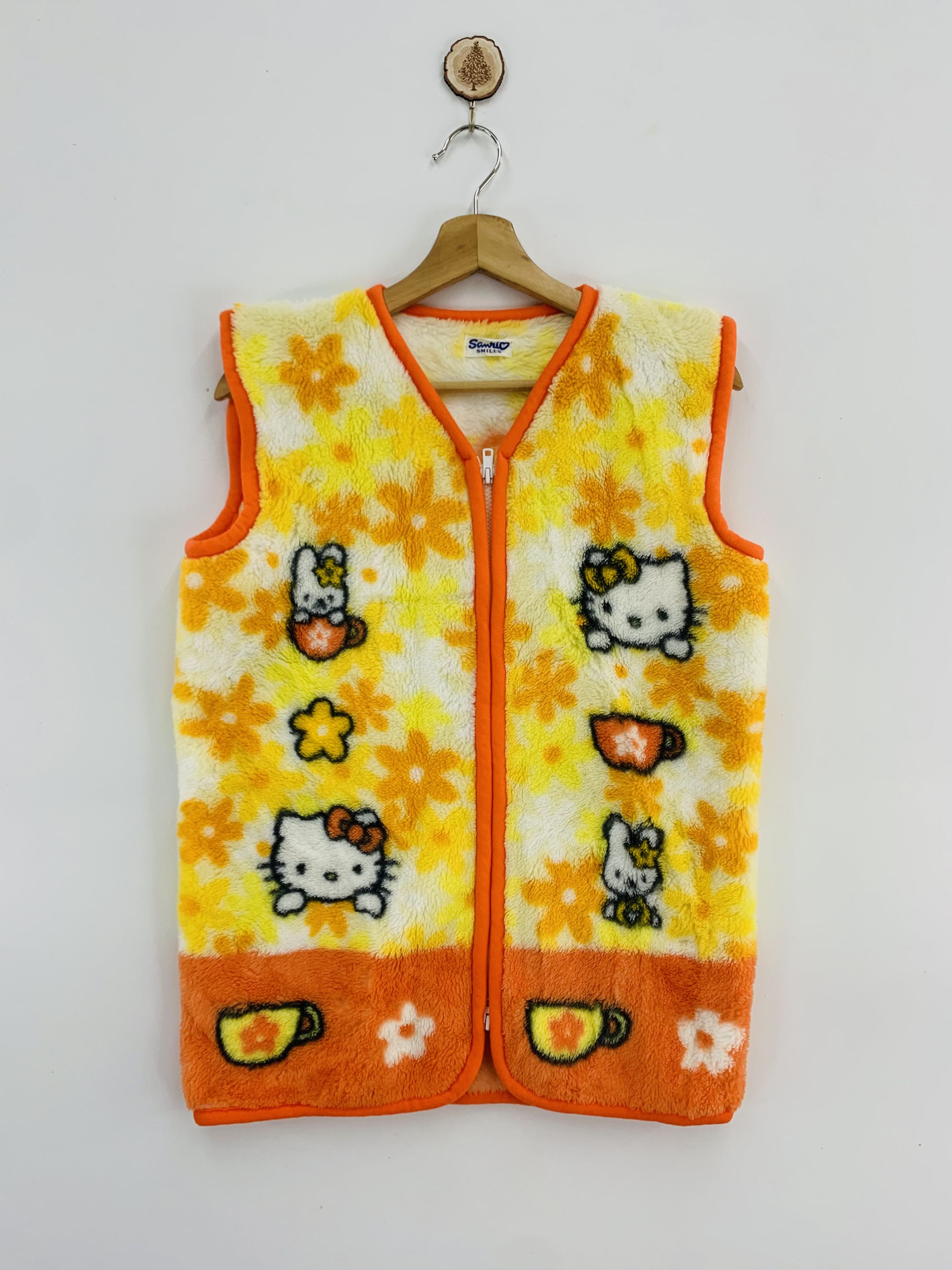 Japanese Brand Hello Kitty Faux Fur Jacket Vest Size S / US 4 / IT 40 - 2 Thumbnail