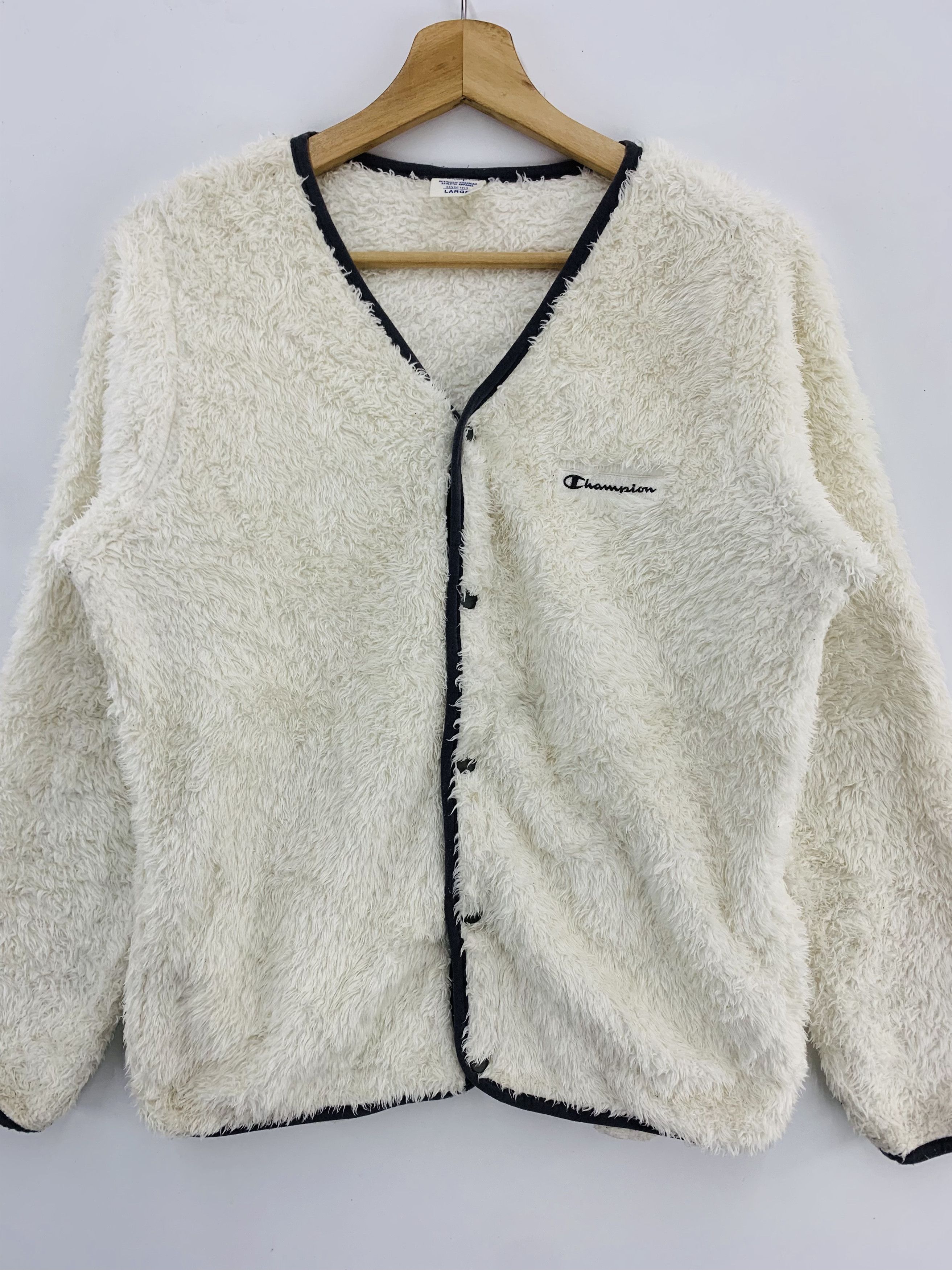 Champion Champion Faux Fur Sweater Size L / US 10 / IT 46 - 3 Thumbnail