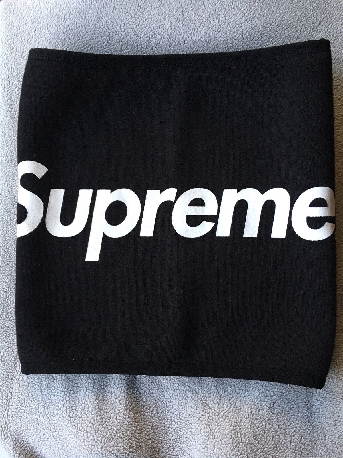Supreme Supreme Fleece Neck Gaiter (black) Grailed
