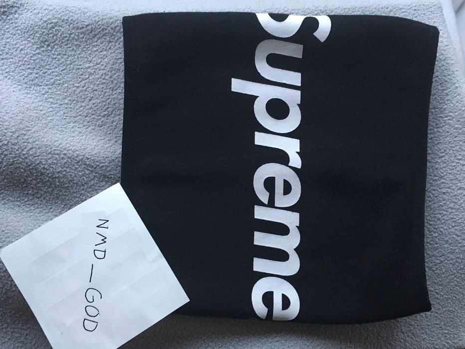 Supreme Supreme Fleece Neck Gaiter (black) Grailed