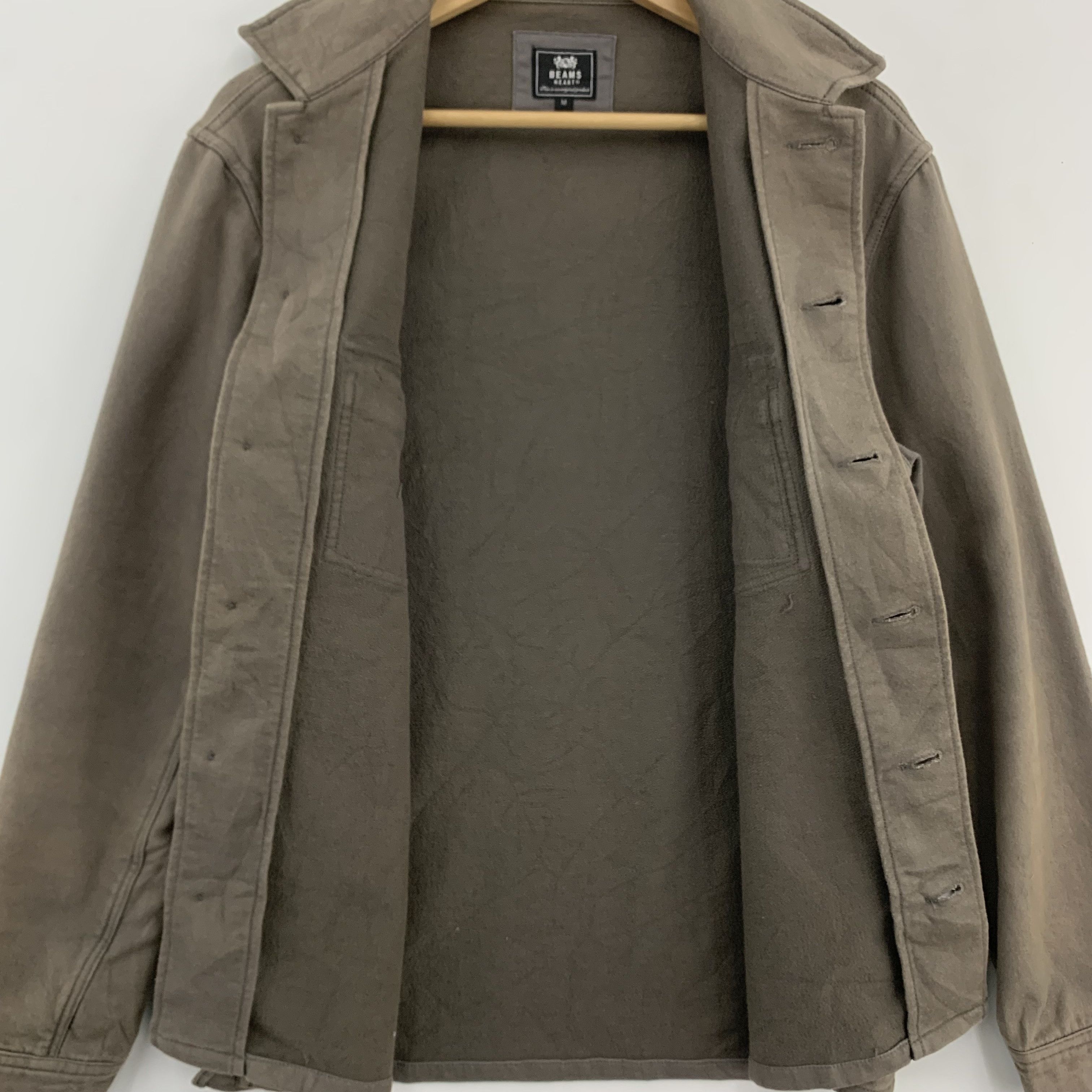 Beams Plus × Japanese Brand Beams Heart US Army Shirt Long Sleeve Button Up Size US M / EU 48-50 / 2 - 4 Thumbnail
