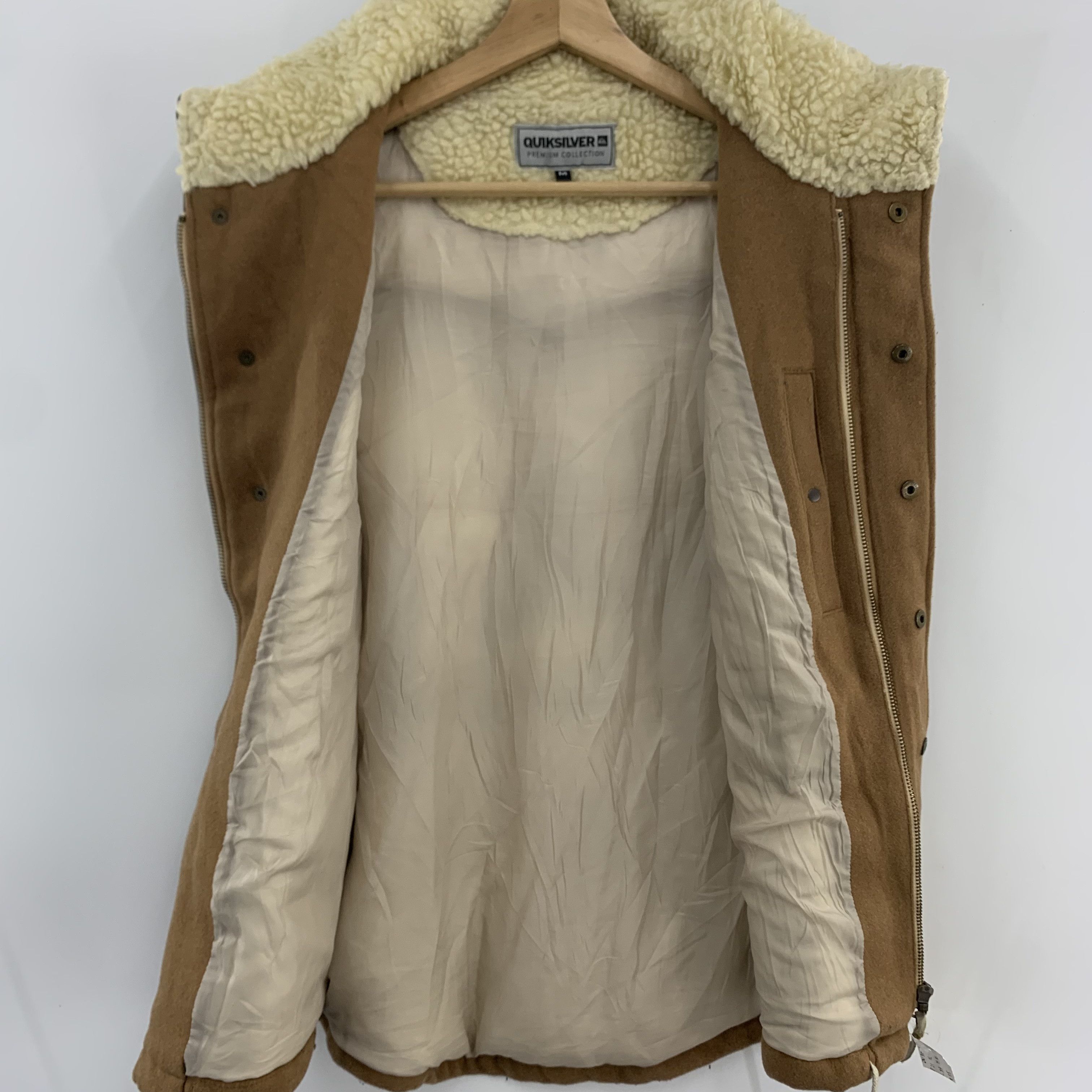Quiksilver Quiksilver Wool Sherpa Vest Size US M / EU 48-50 / 2 - 7 Thumbnail