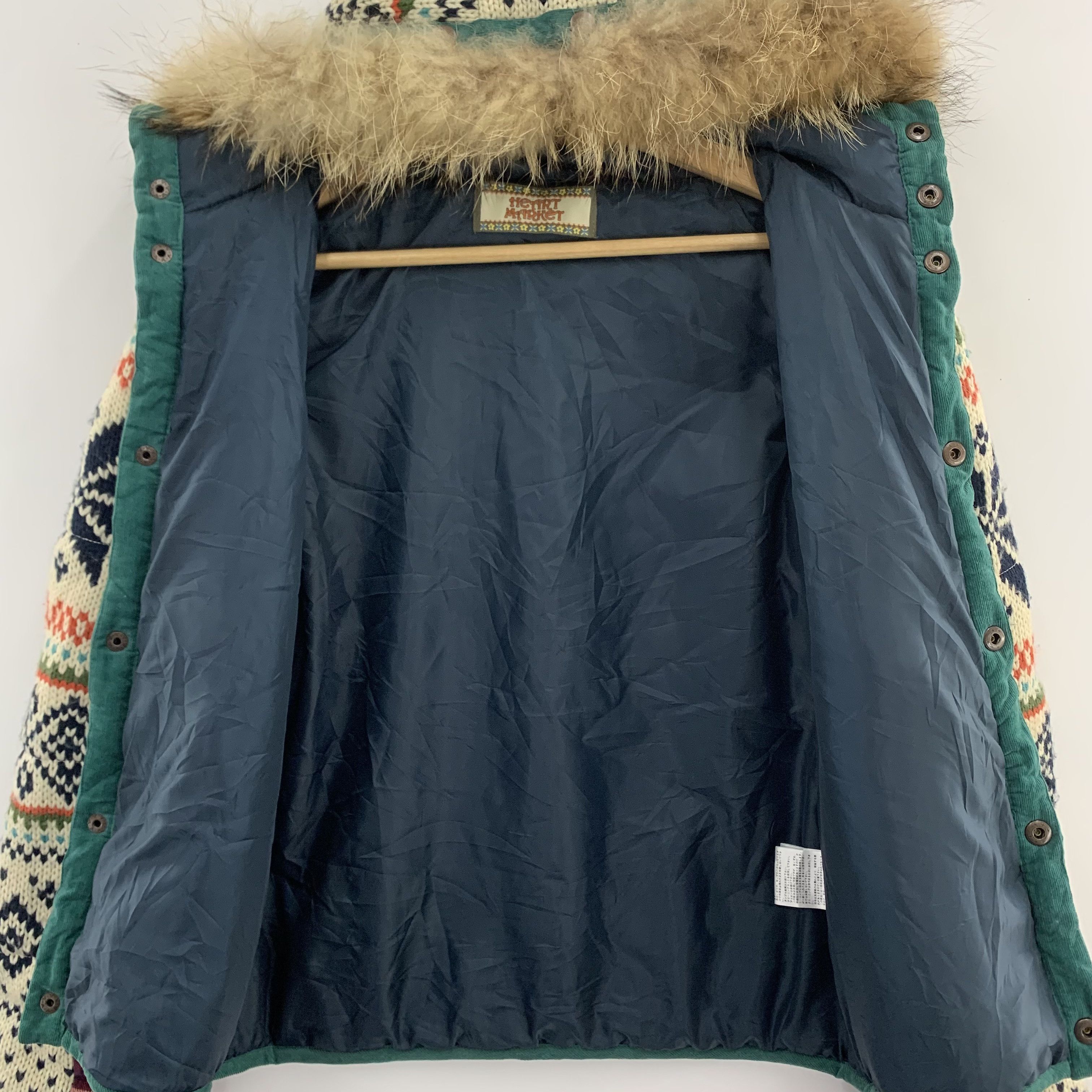 Japanese Brand Heart Market Wool Jacket | Winter Jacket Size US XS / EU 42 / 0 - 8 Thumbnail