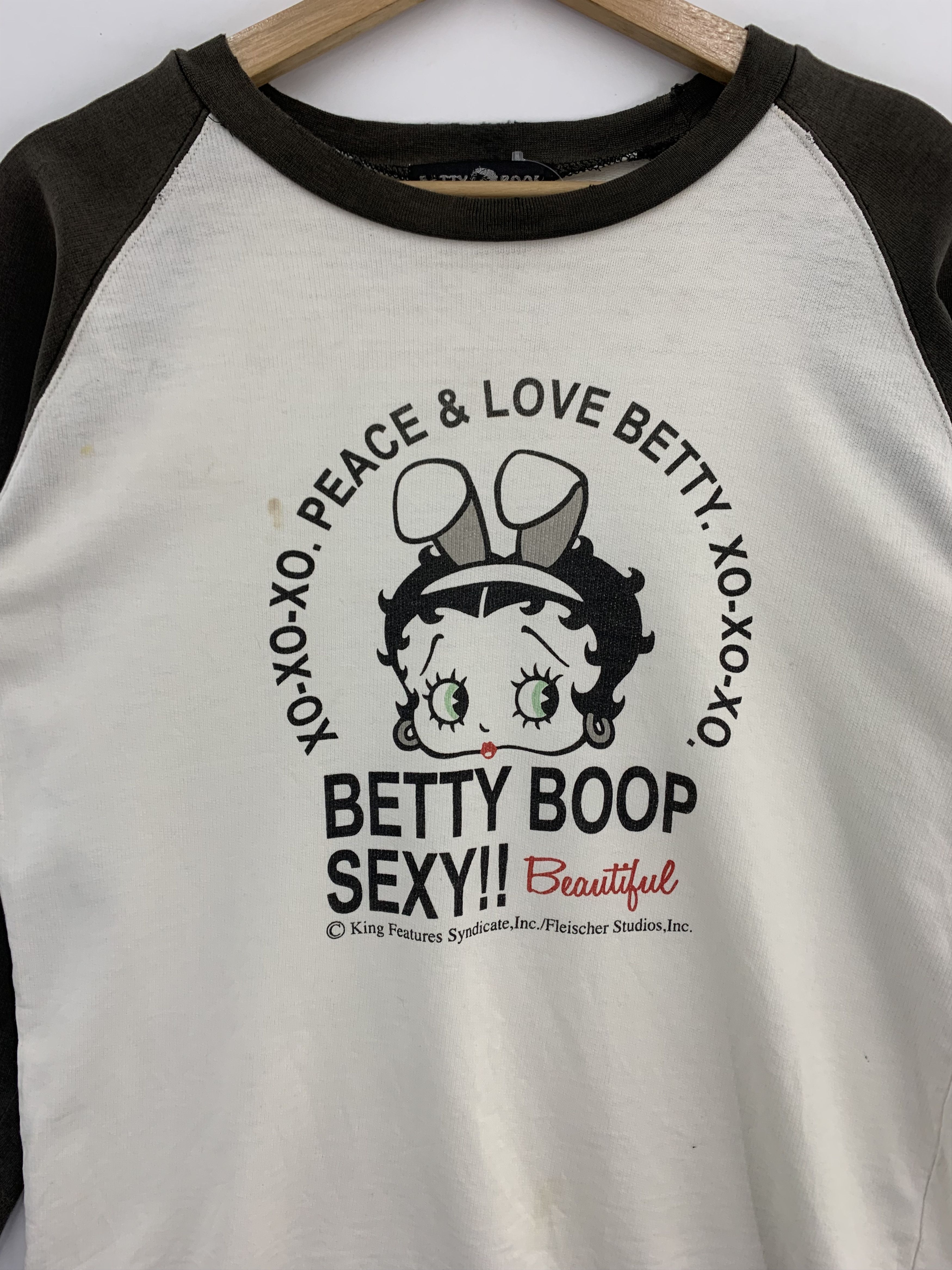 Vintage Betty Boop Long Sleeve T-Shirts Size L / US 10 / IT 46 - 3 Thumbnail