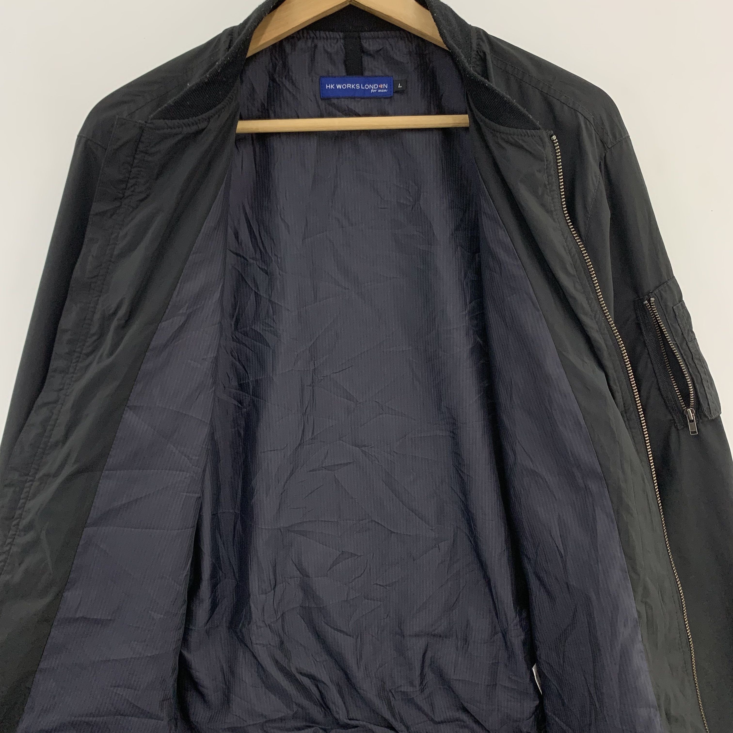 Hiroko Koshino Homme Hiroko Koshino Bomber Jacket for Men Size US L / EU 52-54 / 3 - 9 Thumbnail