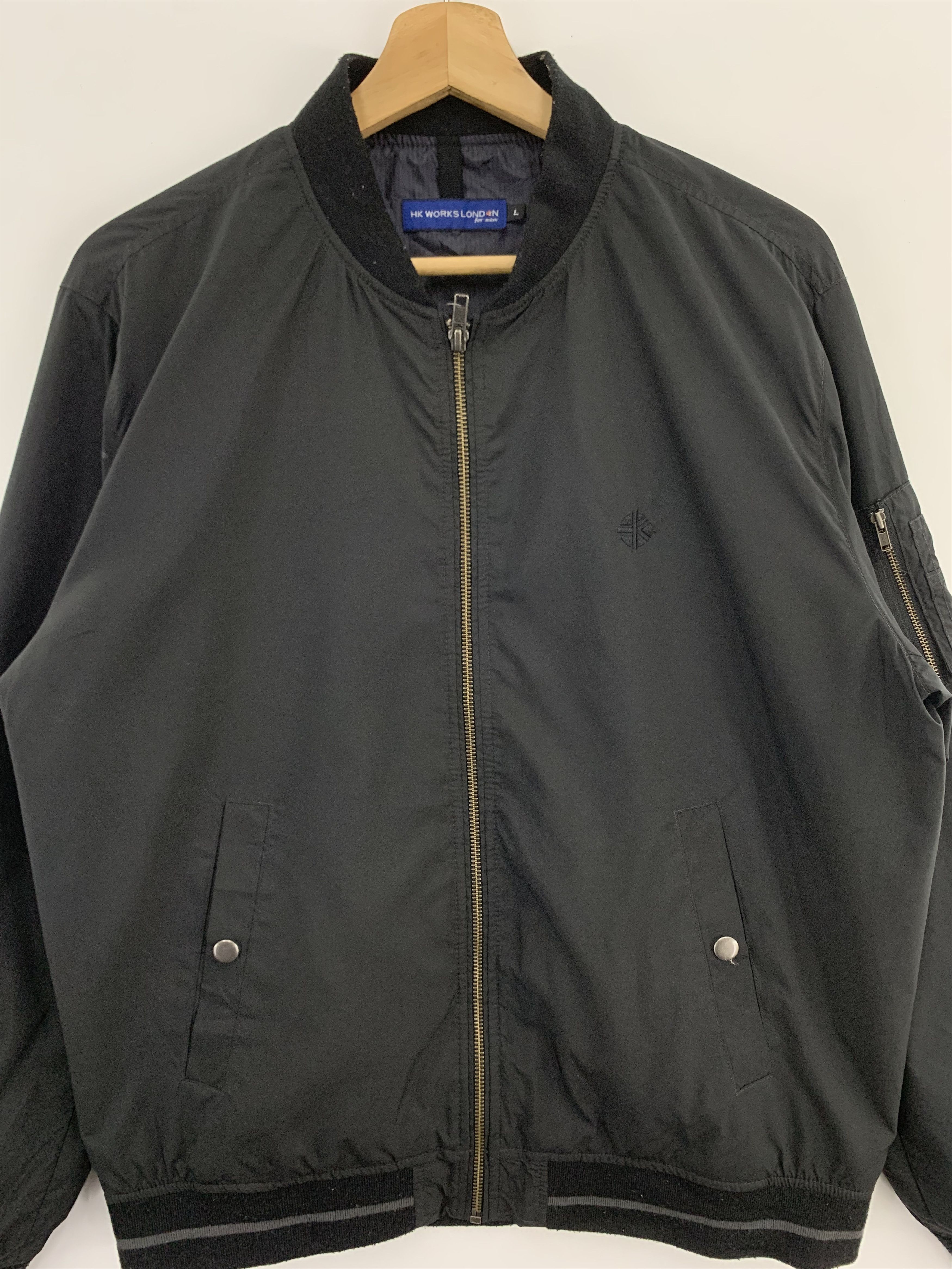 Hiroko Koshino Homme Hiroko Koshino Bomber Jacket for Men Size US L / EU 52-54 / 3 - 3 Thumbnail