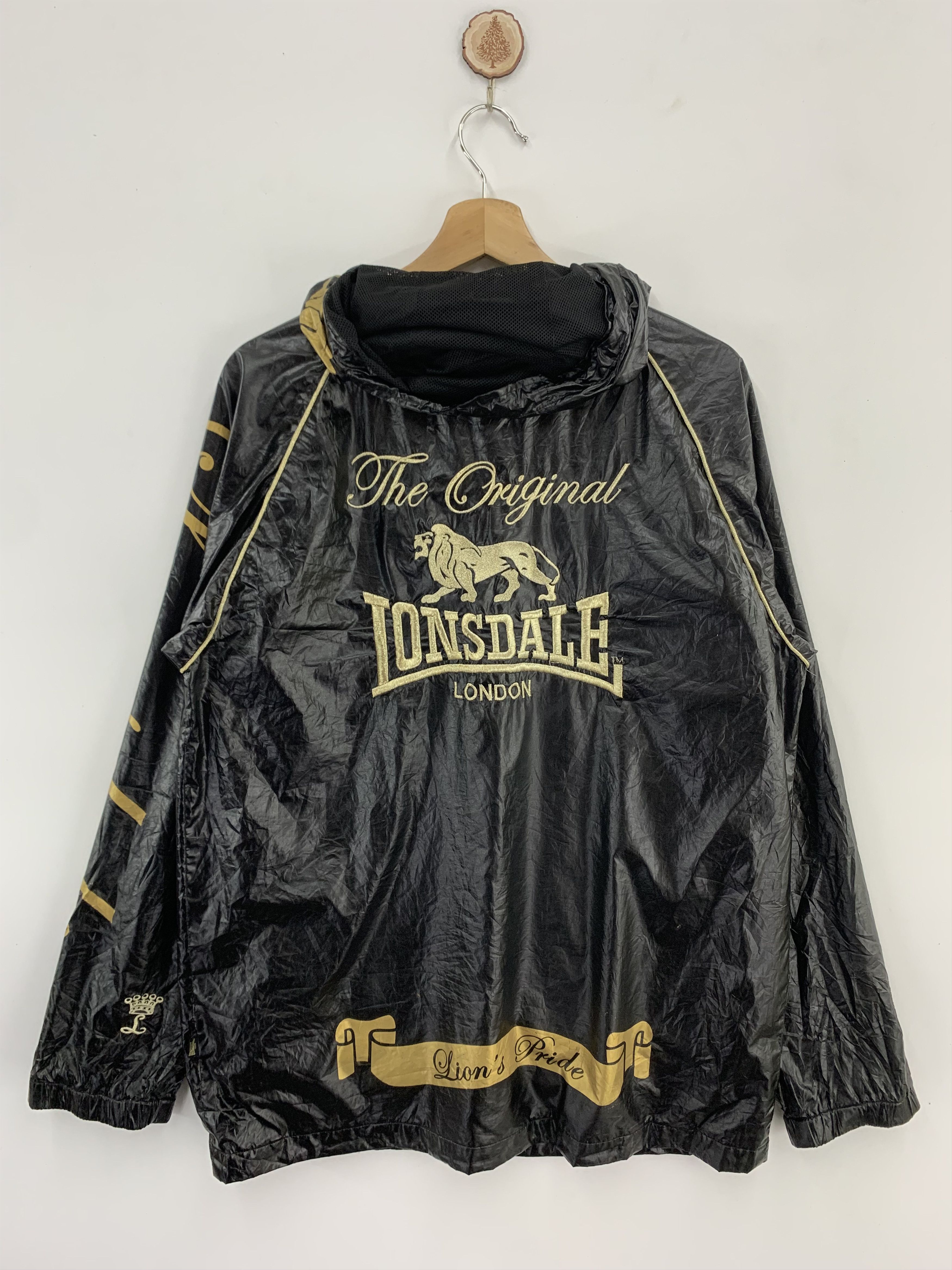 Lonsdale Lonsdale London Windbreaker Jacket Embroidered Size US XL / EU 56 / 4 - 3 Thumbnail