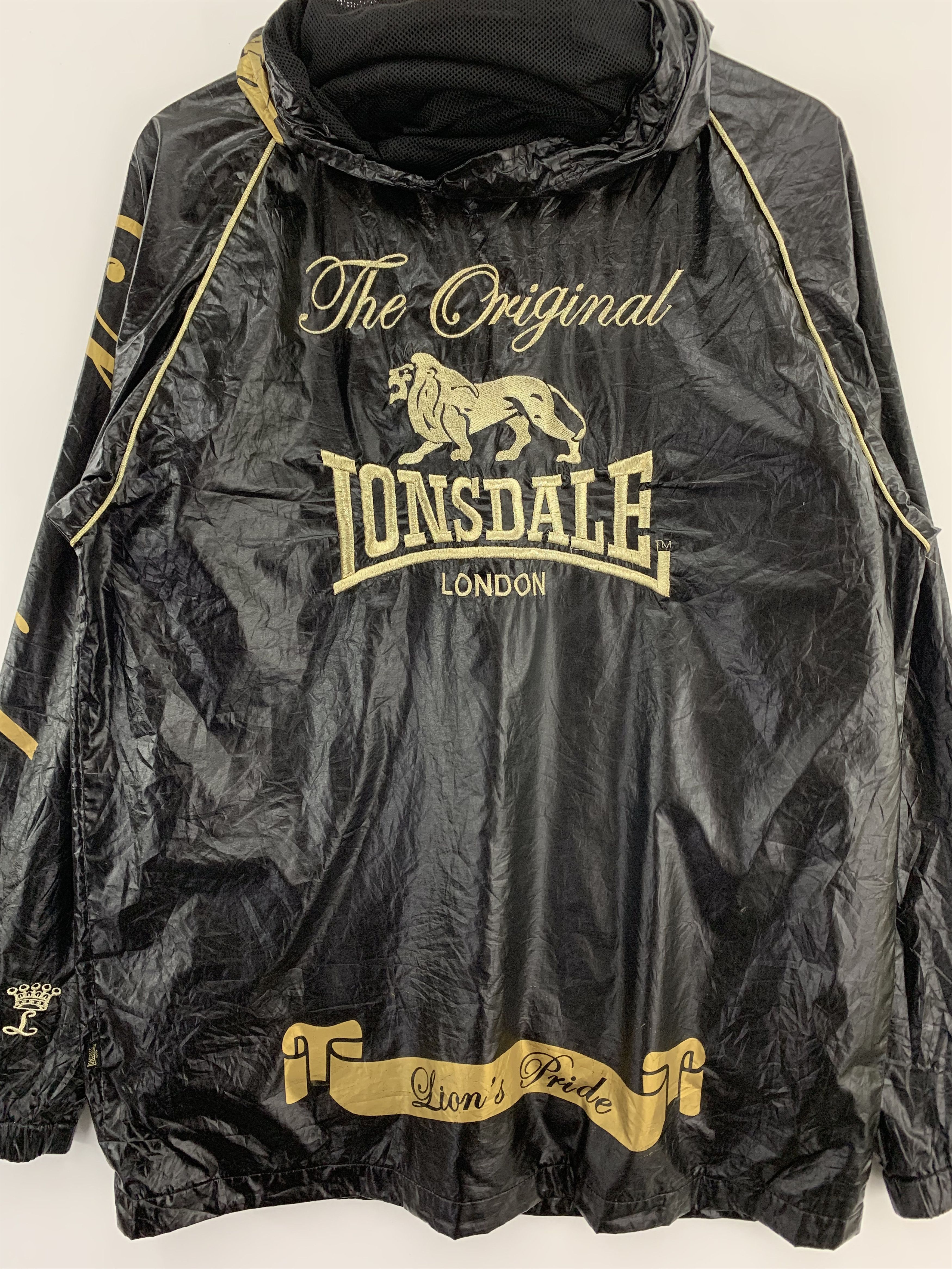 Lonsdale Lonsdale London Windbreaker Jacket Embroidered Size US XL / EU 56 / 4 - 4 Thumbnail