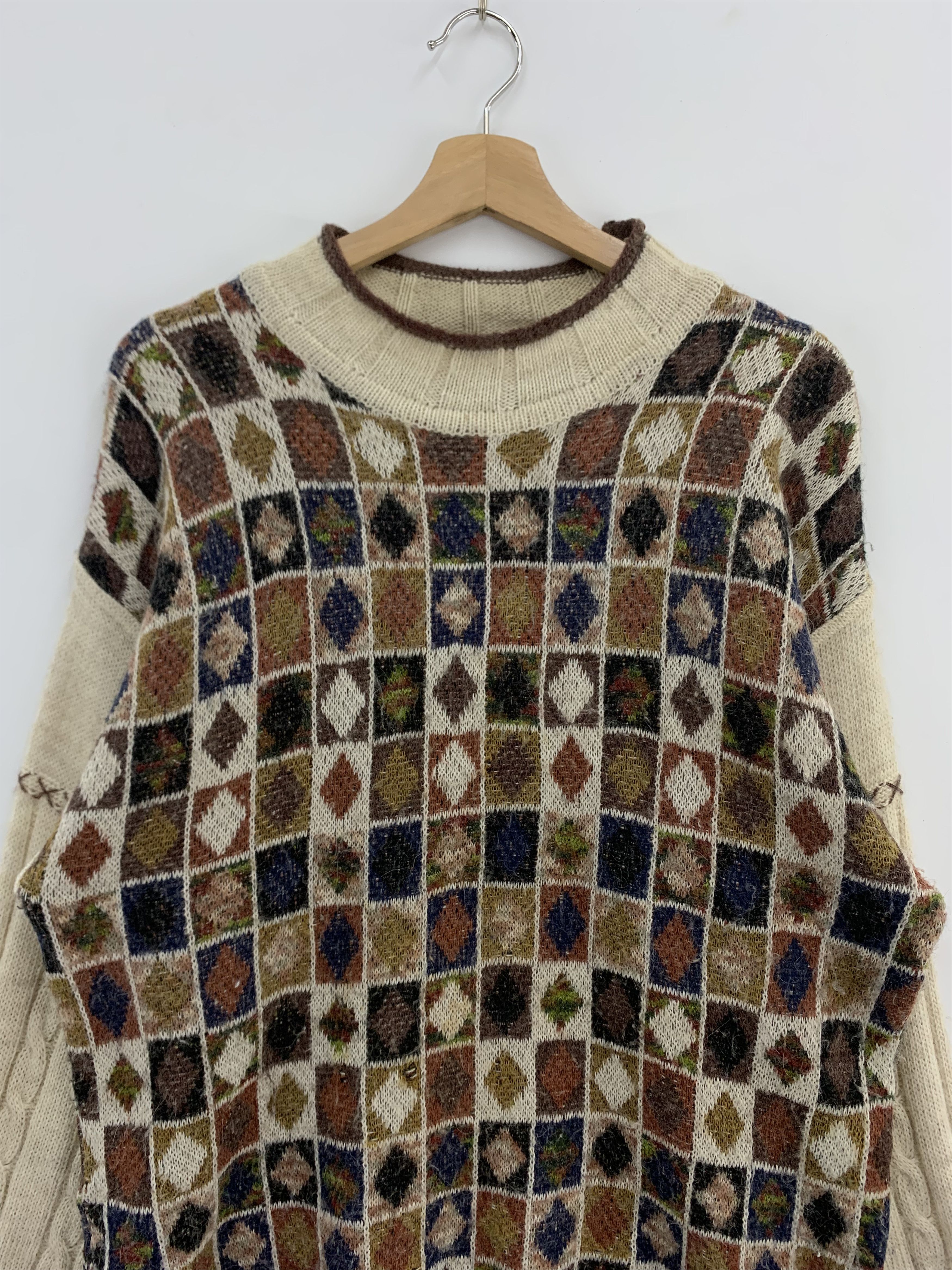Japanese Brand × Mr. Junko Mr. Junko Wool Sweater Knitted Size US M / EU 48-50 / 2 - 2 Thumbnail