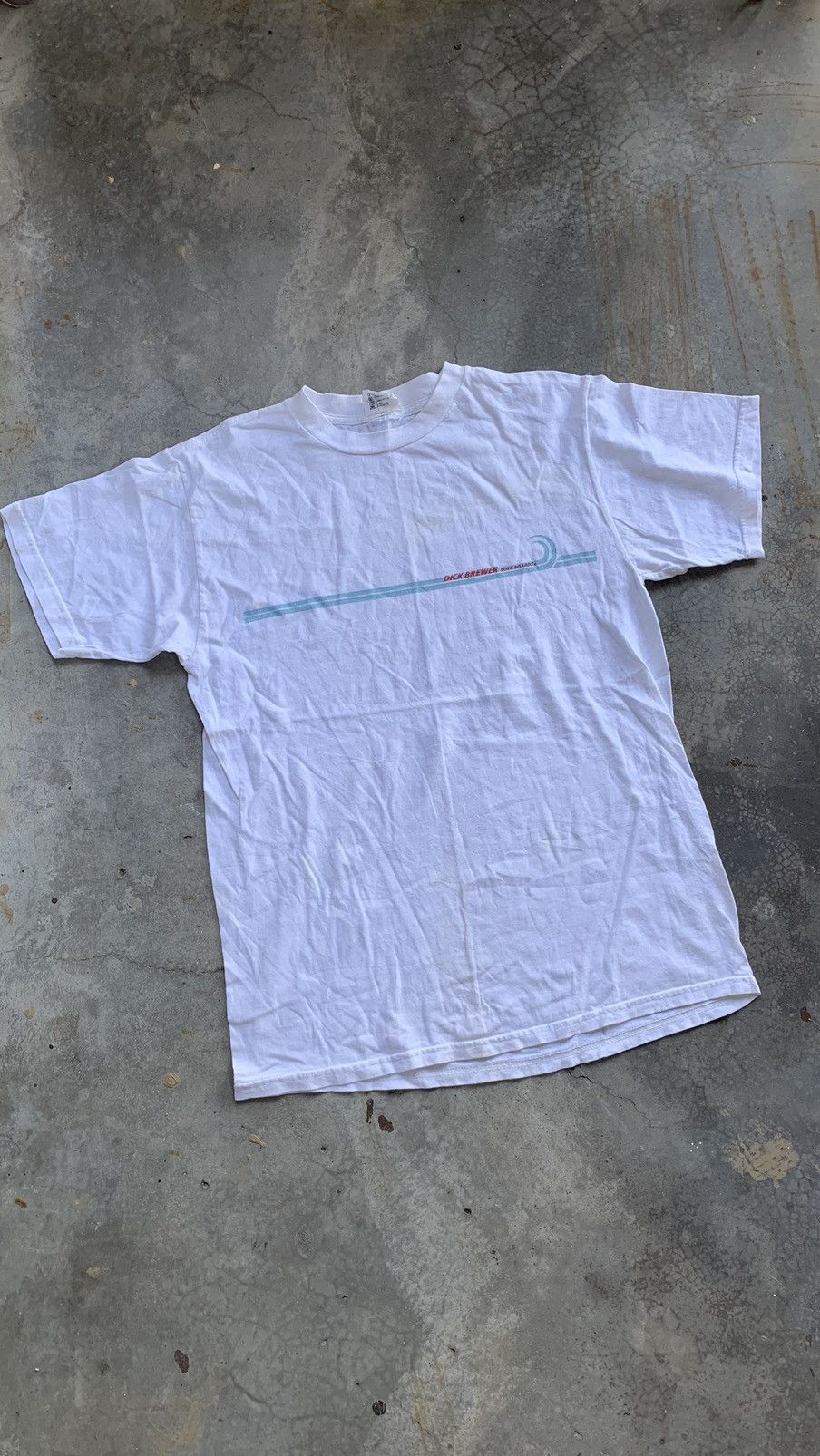 Vintage Vintage Dick Brewer Surf Boards Tshirt Made in usa Size US L / EU 52-54 / 3 - 2 Thumbnail