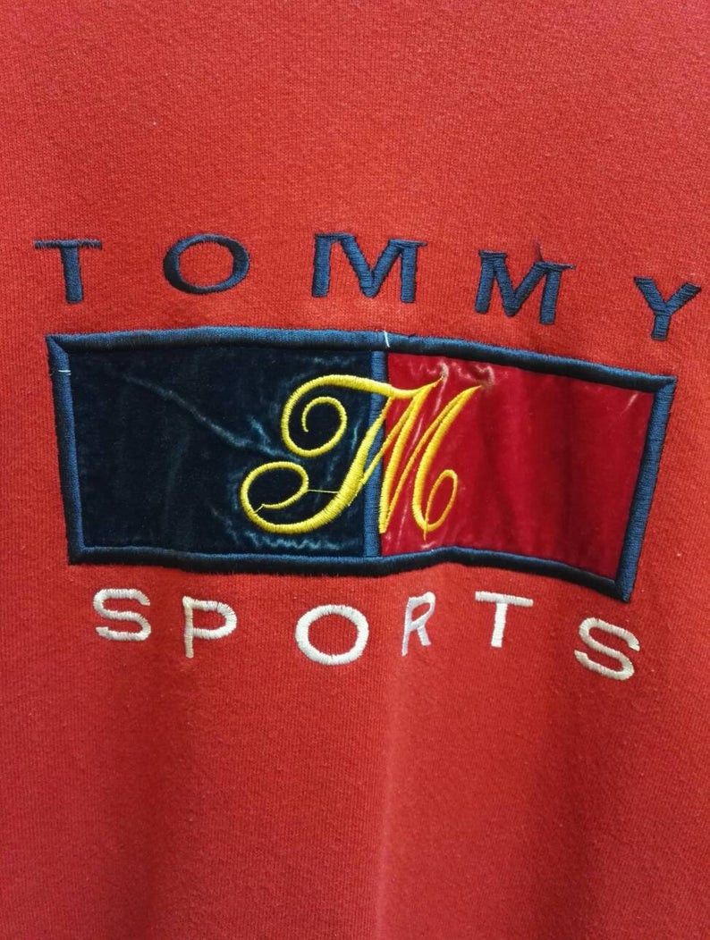 Tommy Hilfiger Vintage TOMMY SPORT Embroidered Big Logo(code 6) Size US L / EU 52-54 / 3 - 3 Thumbnail